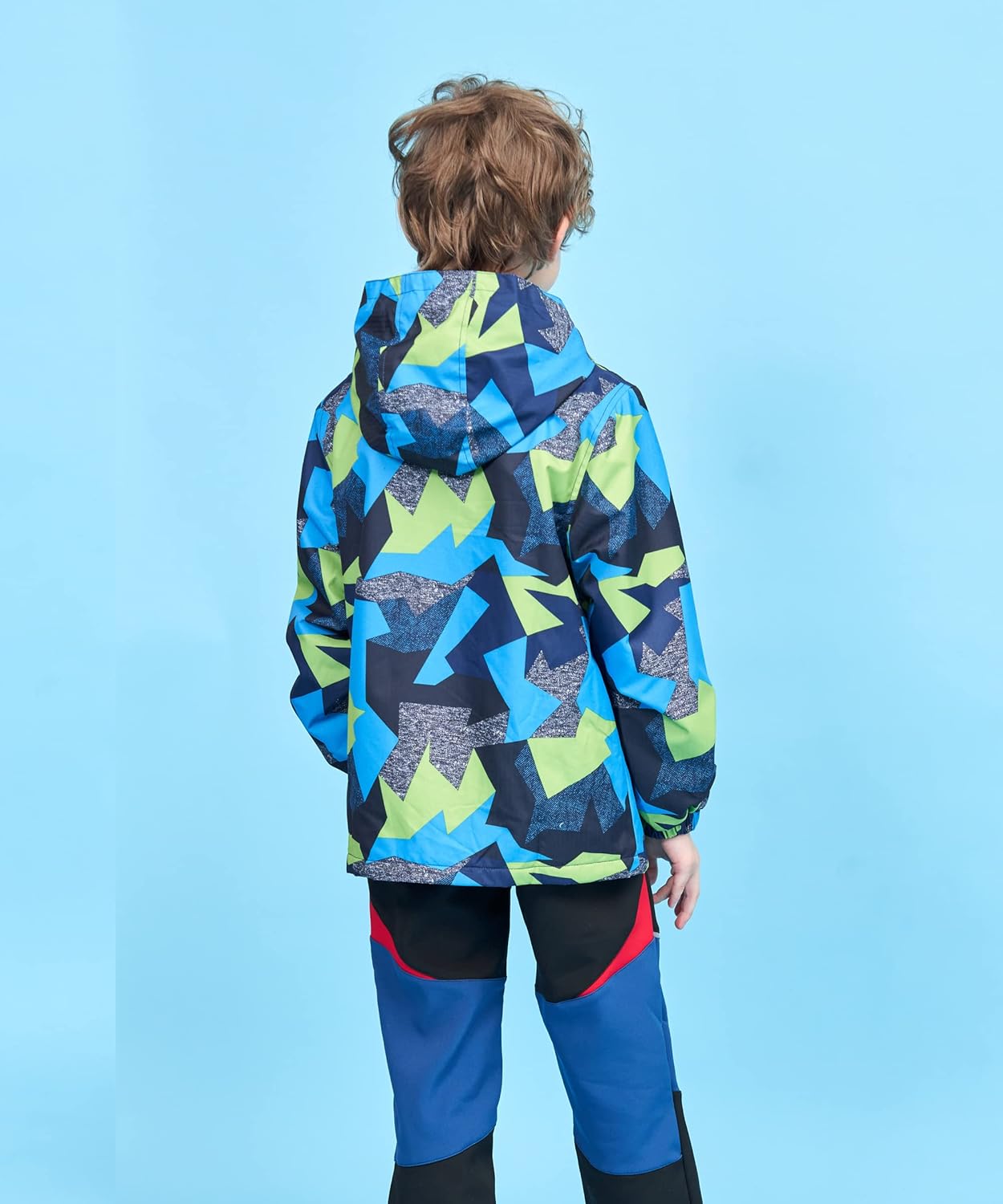 M2C Boys Color Block Fleece Jacket with Hood