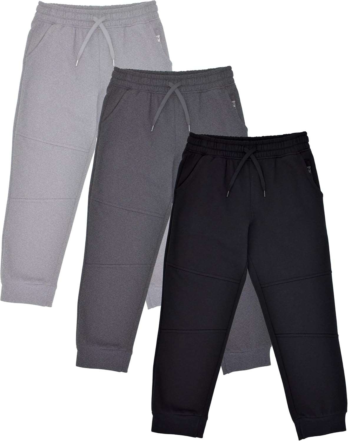 Andrew Scott Boys Fleece Joggers Pants Multi-Pack