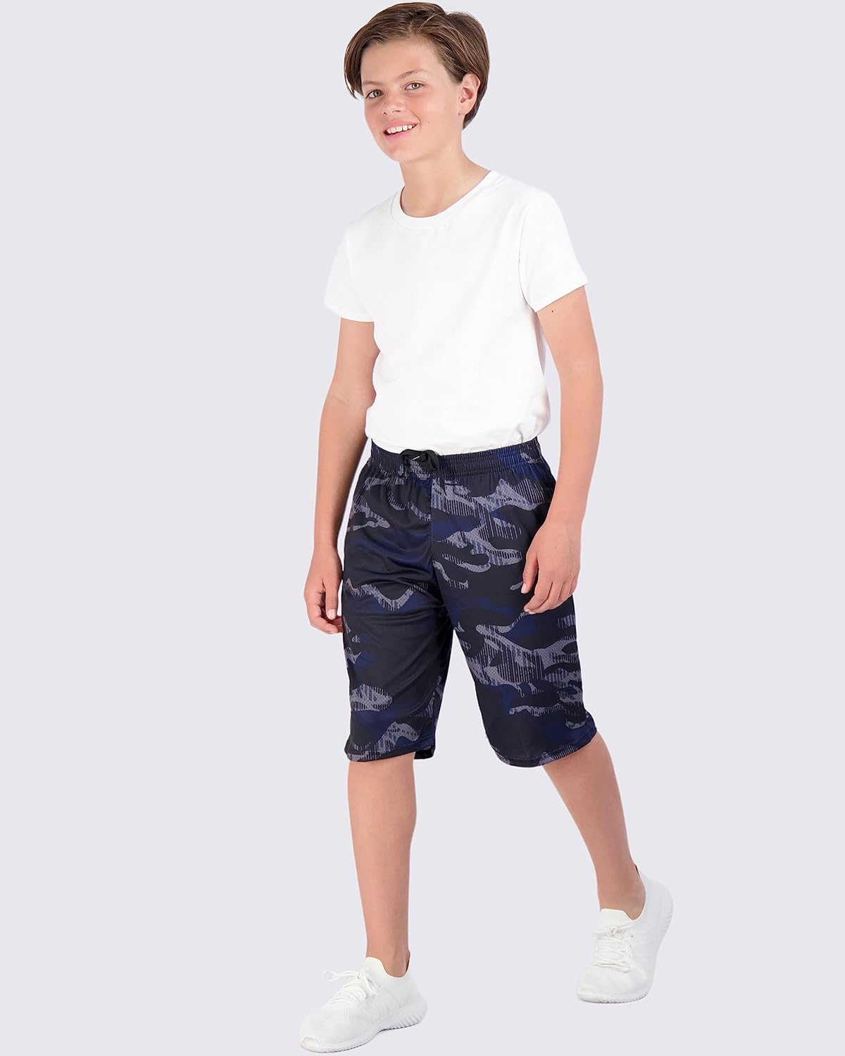 Perfect for Boys - Dry-Fit Active Basketball Shorts with Pockets