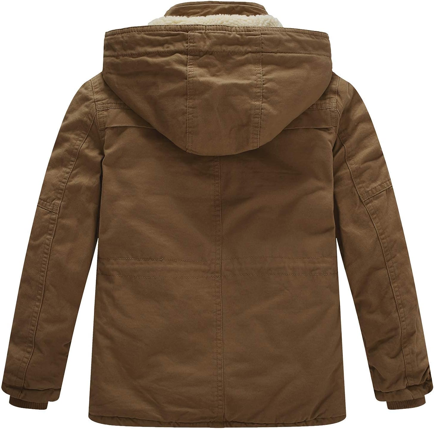 WenVen Boys Winter Thick Cotton Parka