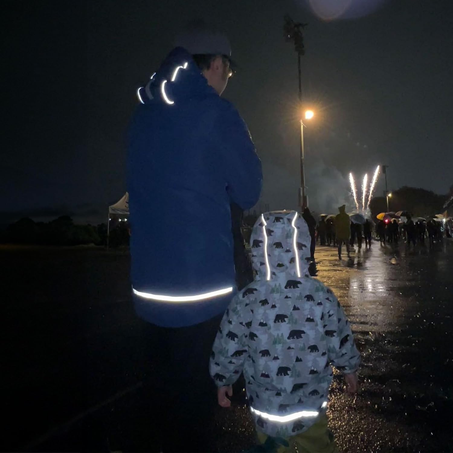 JAN JUL Waterproof Fleece Lined Rain Jacket for Kids