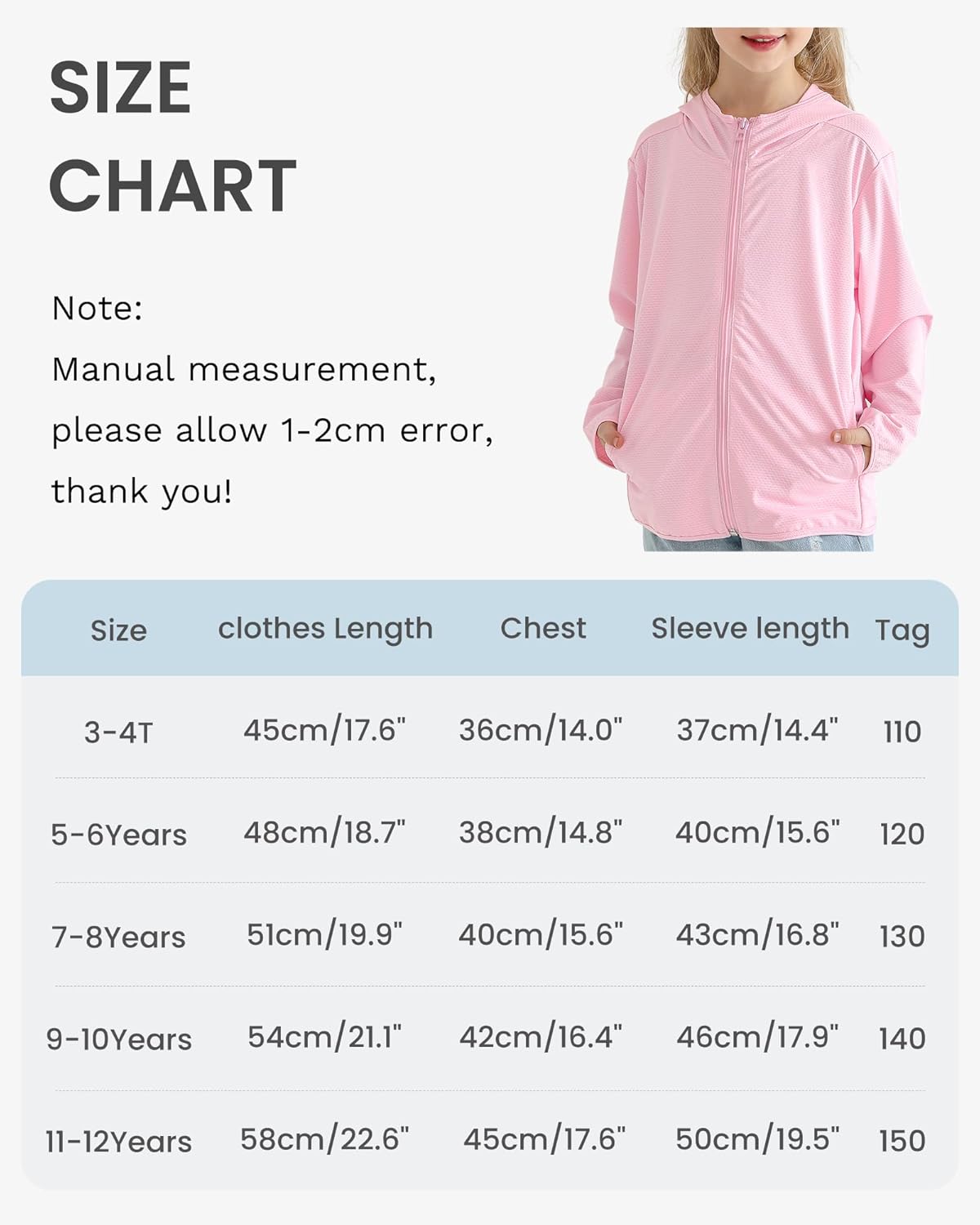 Auranso Kids UPF50Sun Protection Jacket