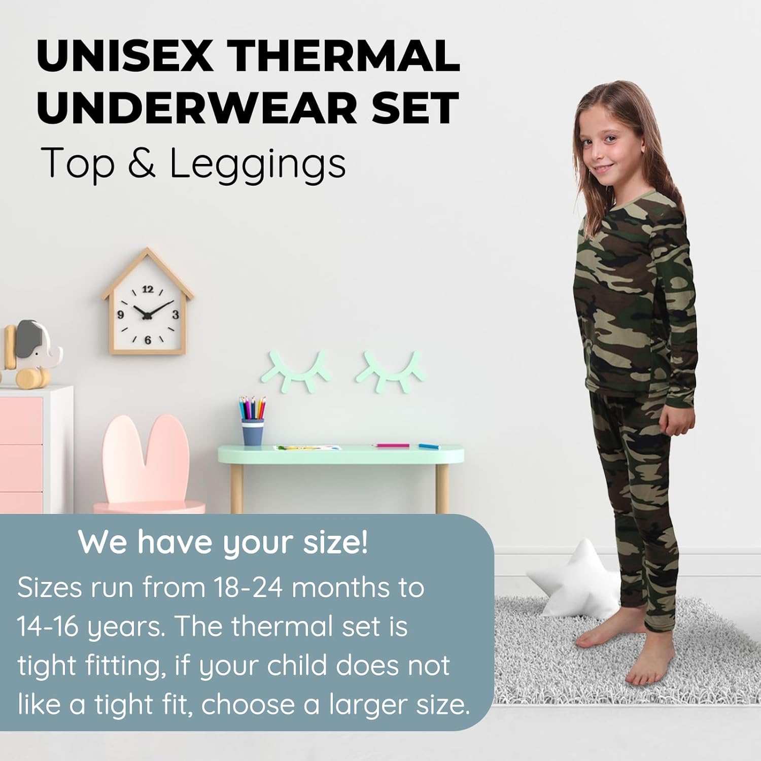 Ultra Dry Thermal Underwear for Kids Extreme Ultralight Warmest Set
