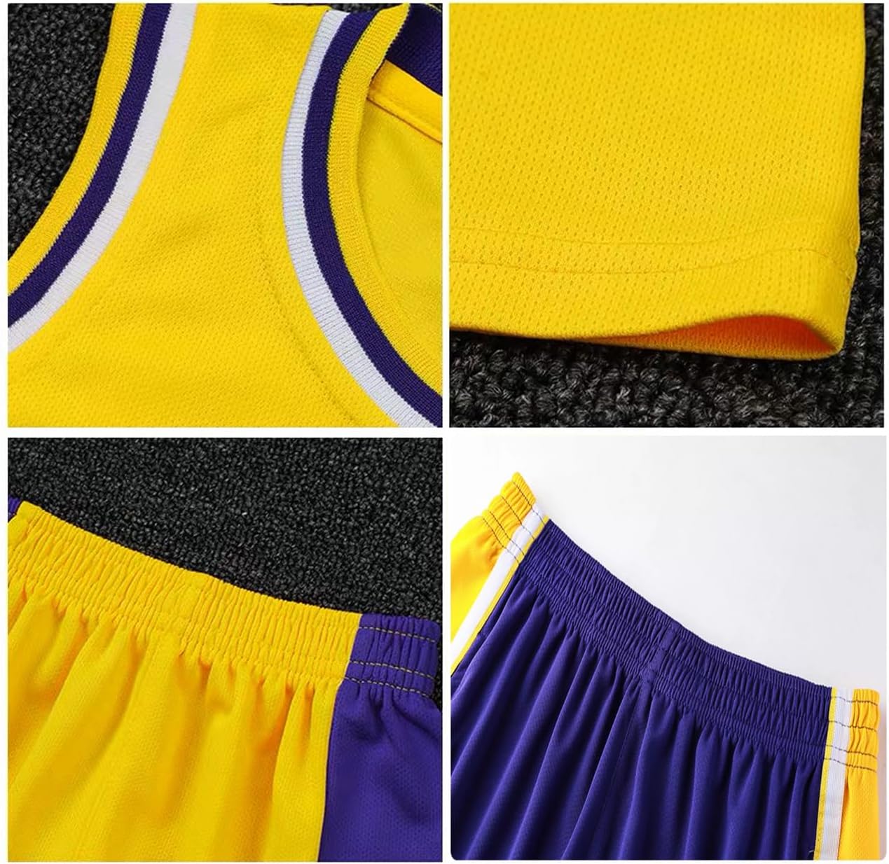 3 Pc Youth Basketball Jersey Set Boys Girls