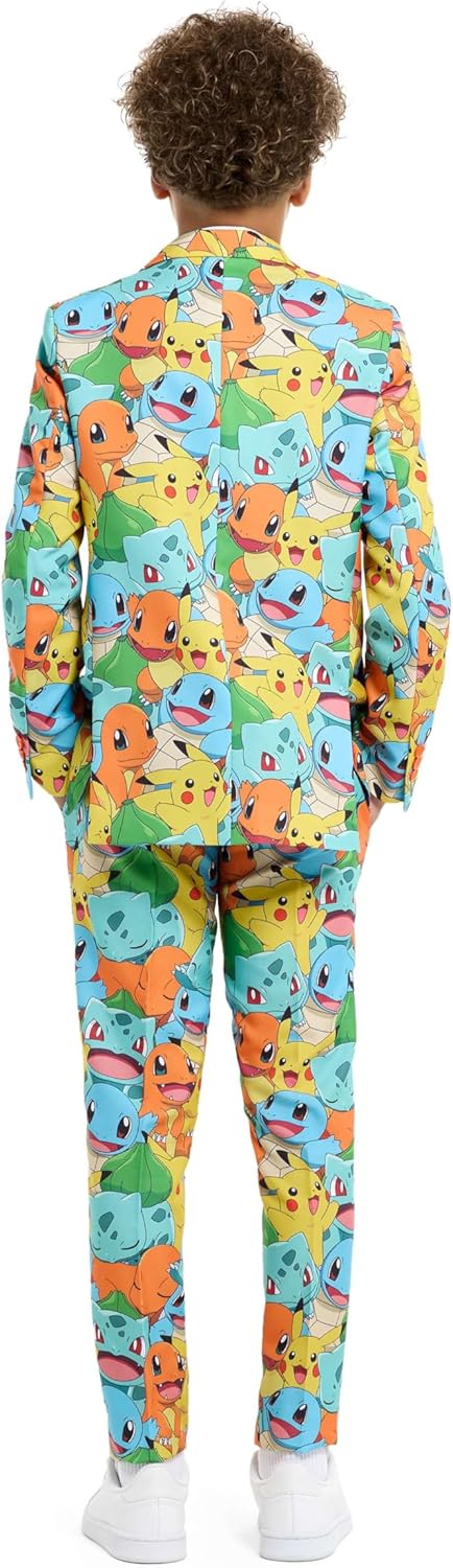 Opposuits Teen Boys Pokmon Suit - Pikachu Outfit - Multicolor