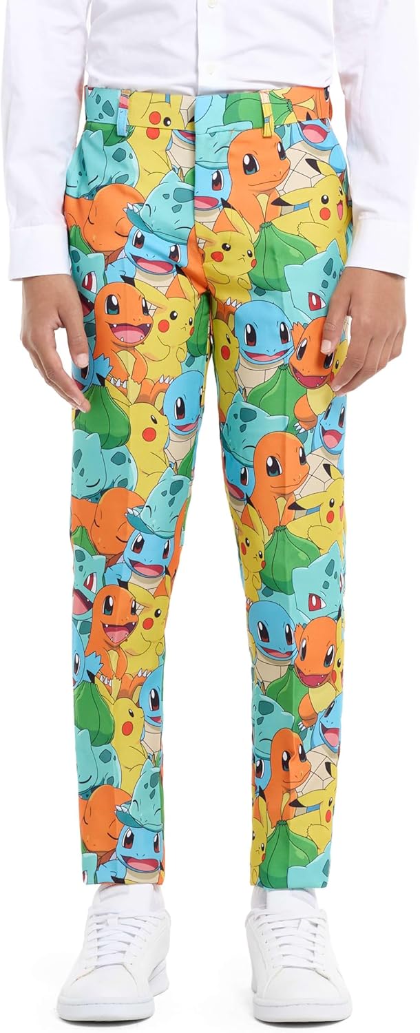 Opposuits Teen Boys Pokmon Suit - Pikachu Outfit - Multicolor