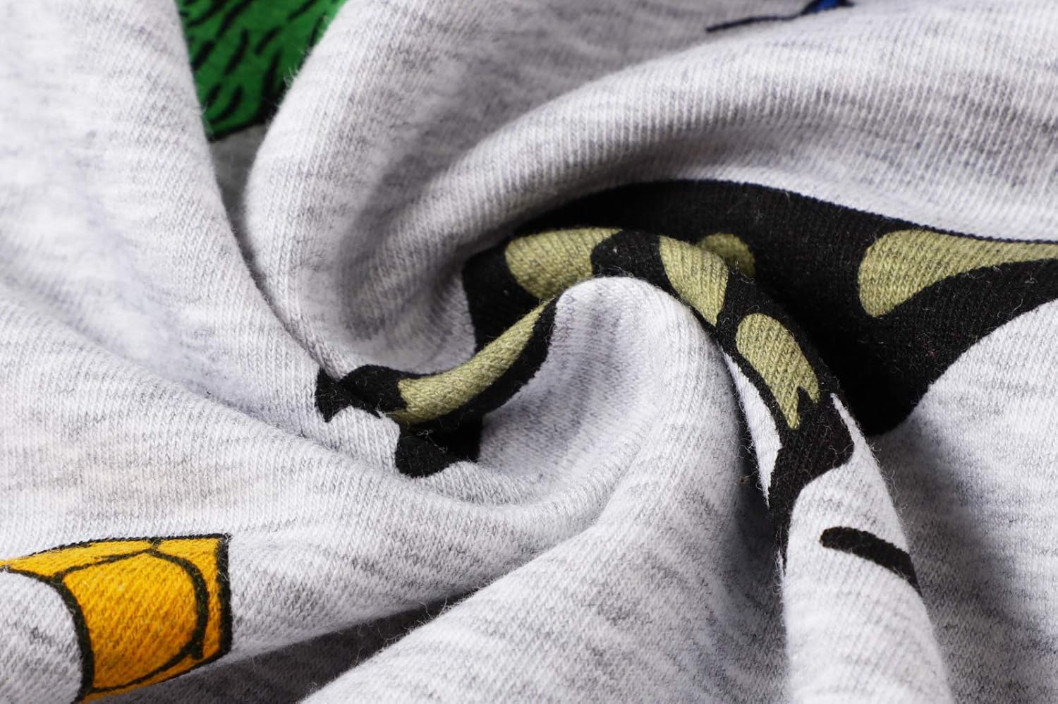 Toddler Boys Sweatshirts with Dinosaur Print and Elephant Trunk Sleeves