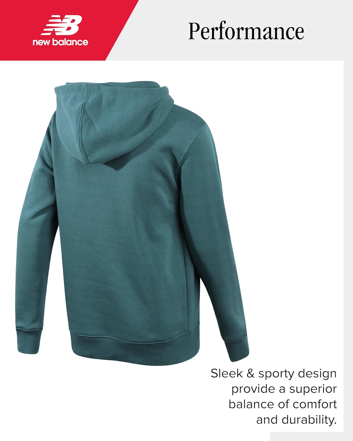 New Balance Boys Hoodie - Soft Cotton Blend for Kids