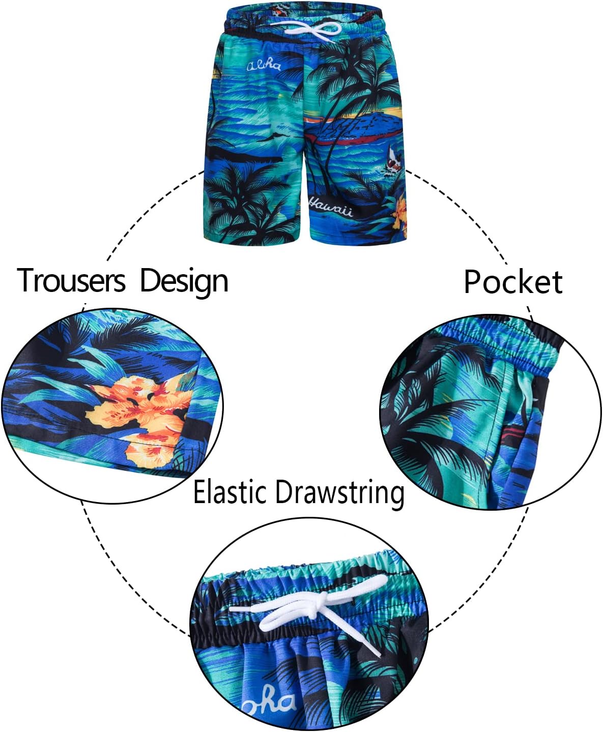 Fun Hawaiian Shirts for Boys Little Big Beach Outfits TUNEVUSE