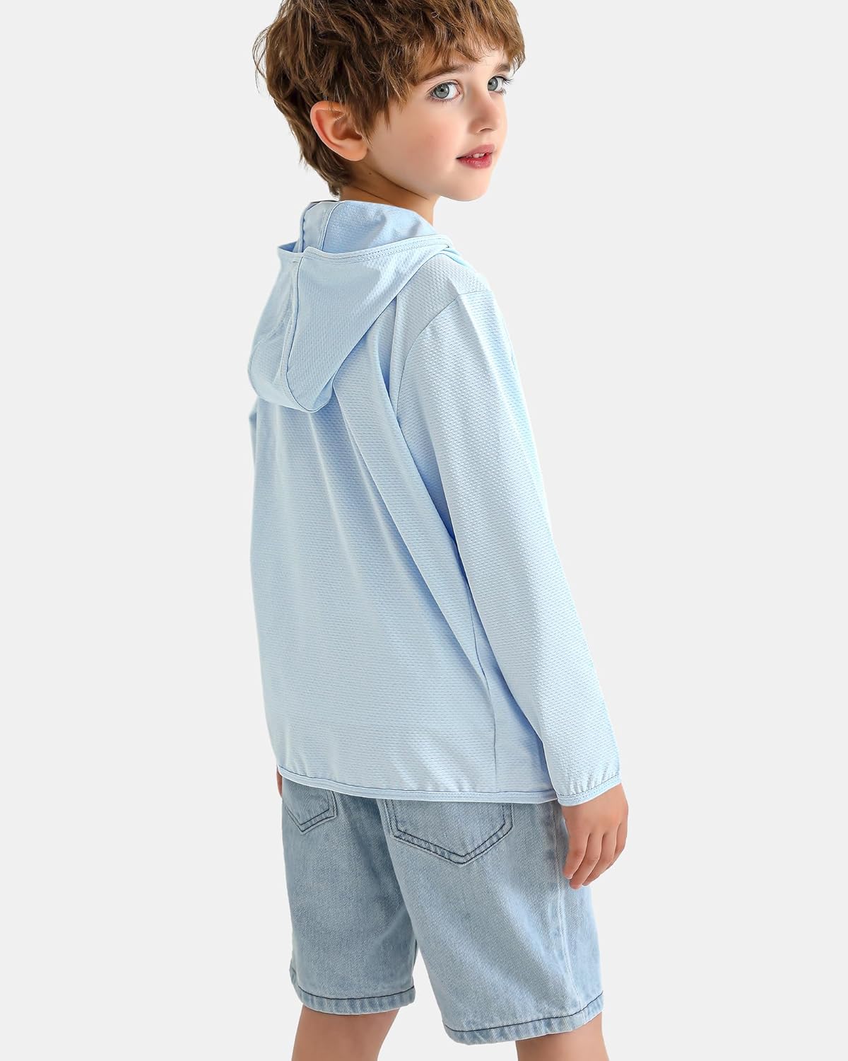 Auranso UPF 50 Sun Protection Hoodie for Kids