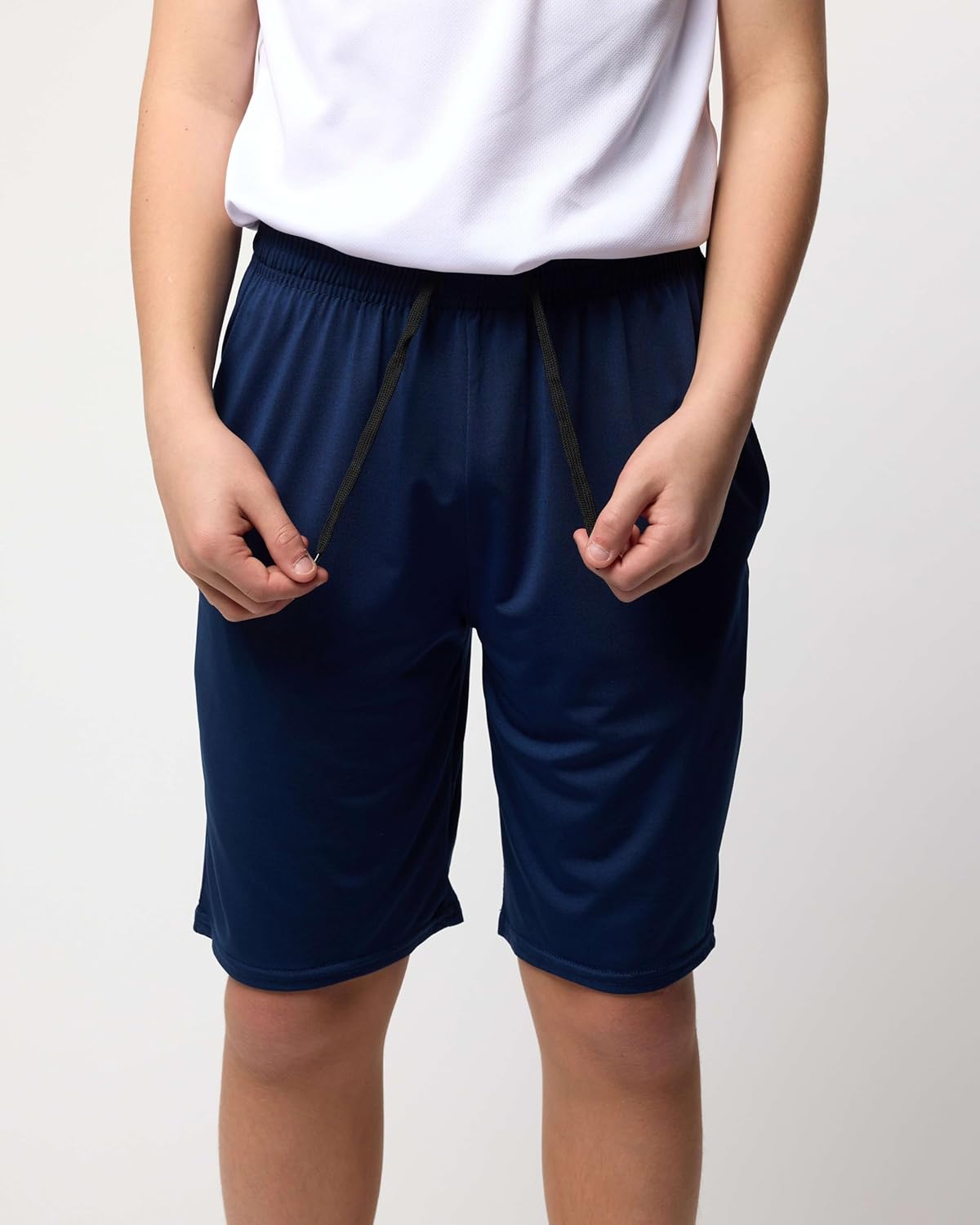 Real Essentials 5-Pack Youth Dry Fit Basketball Shorts
