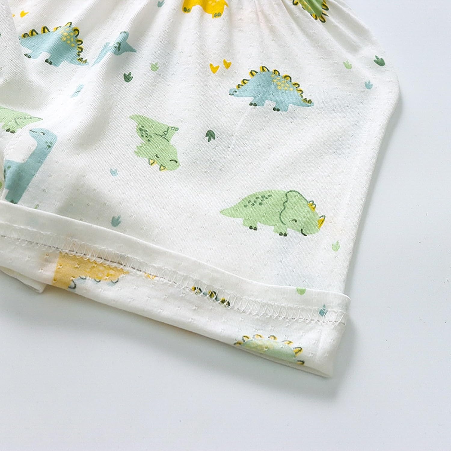 Cartoon Strawberry Dinosaur Toddler Boys Girls Short Sleeve Clothing