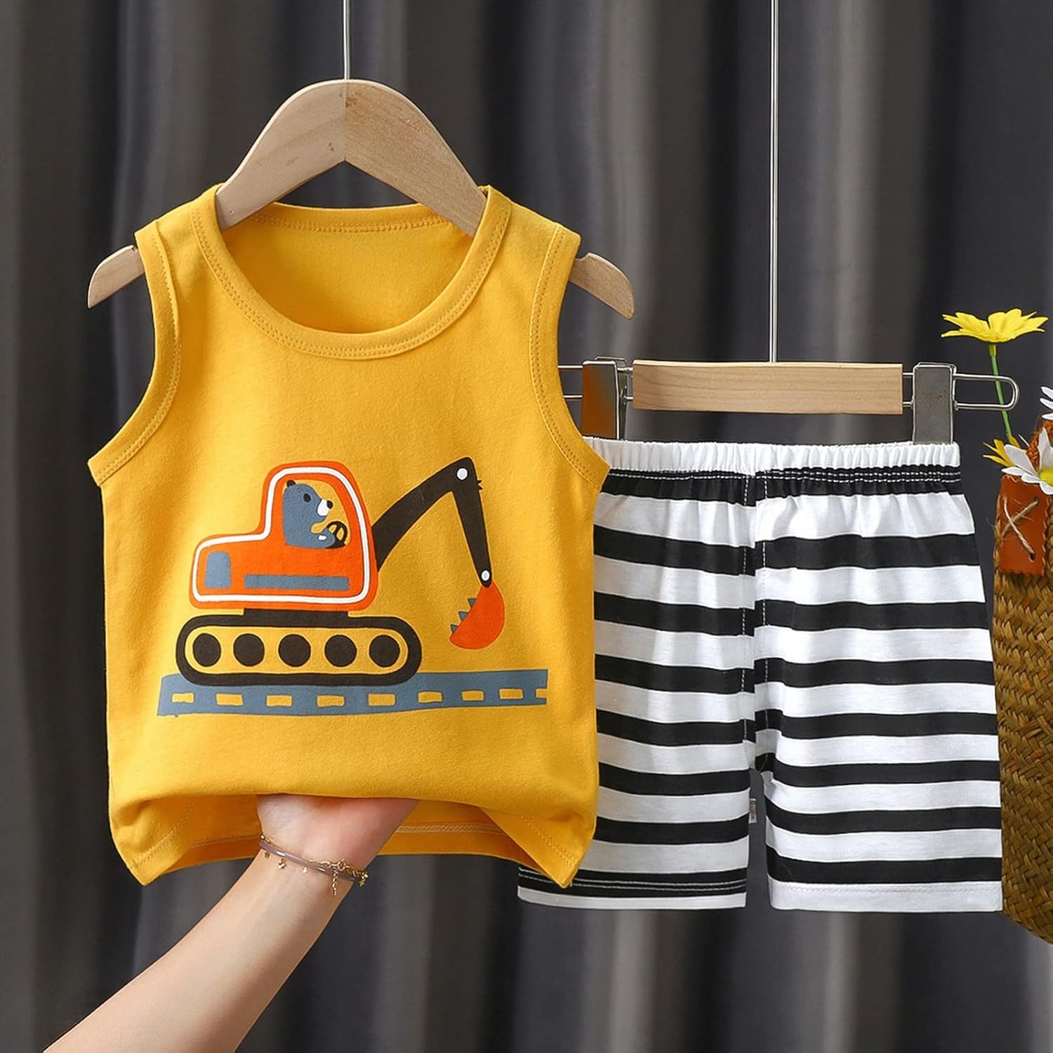Baby Cartoon Outfit for Boys 18-24 Months