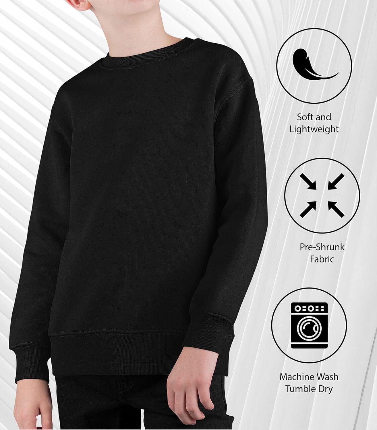 Instant Message Kids Soft Cozy Fleece Sweater - Toddler Youth