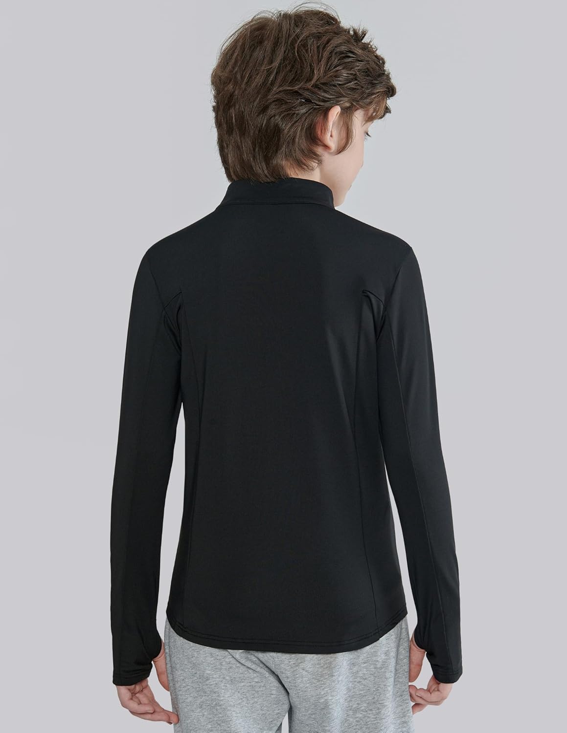 3-Piece Boys Athletic Quarter Zip Pullover Shirts