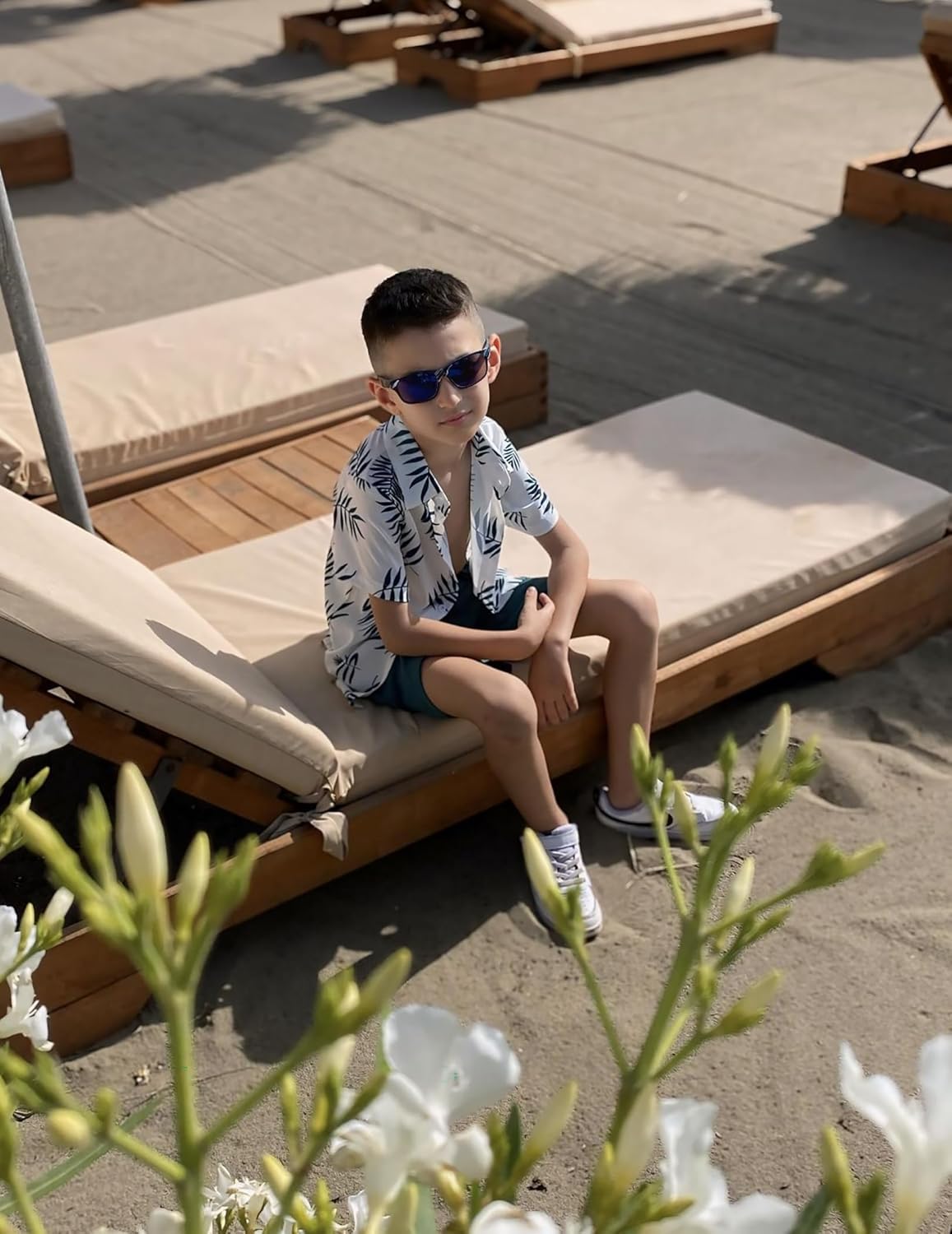 Arshiner Boys 2-Piece Outfit Set Hawaiian Shorts T-Shirt for