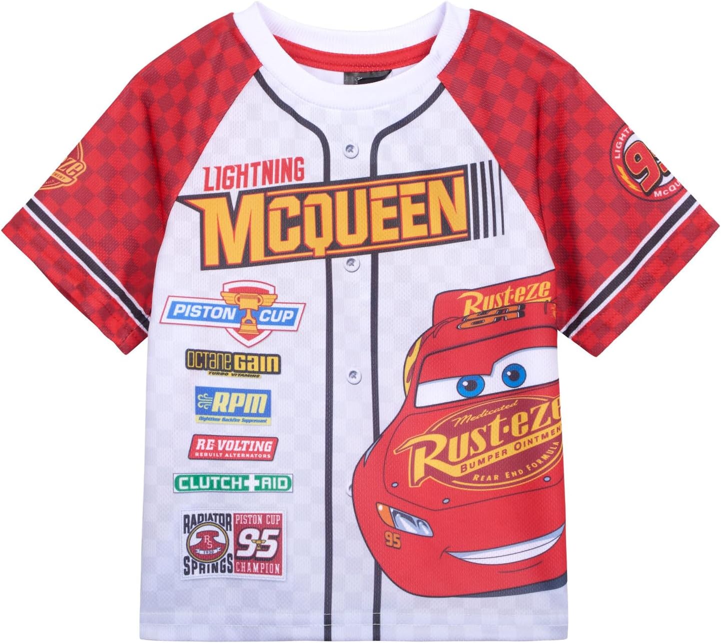 Disney Lightning McQueen T-Shirt Shorts for Boys Toddler to Teenager
