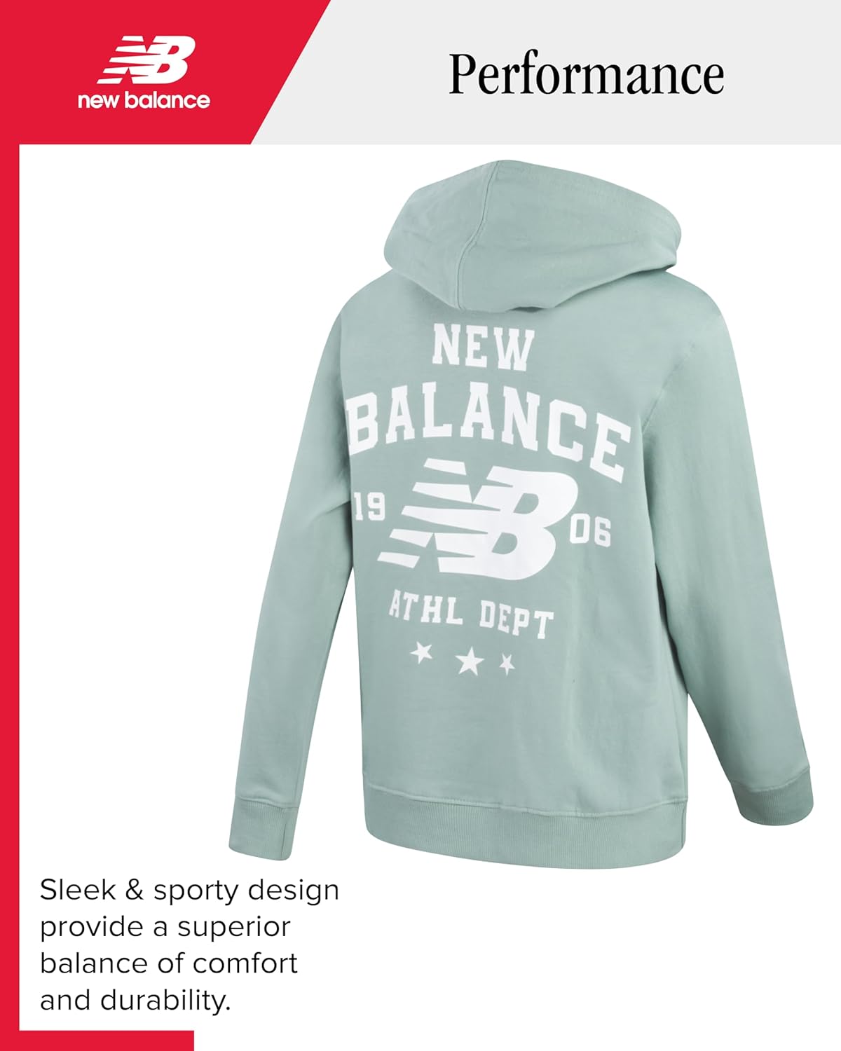 New Balance Boys Athletic Hoodie - Performance Fleece