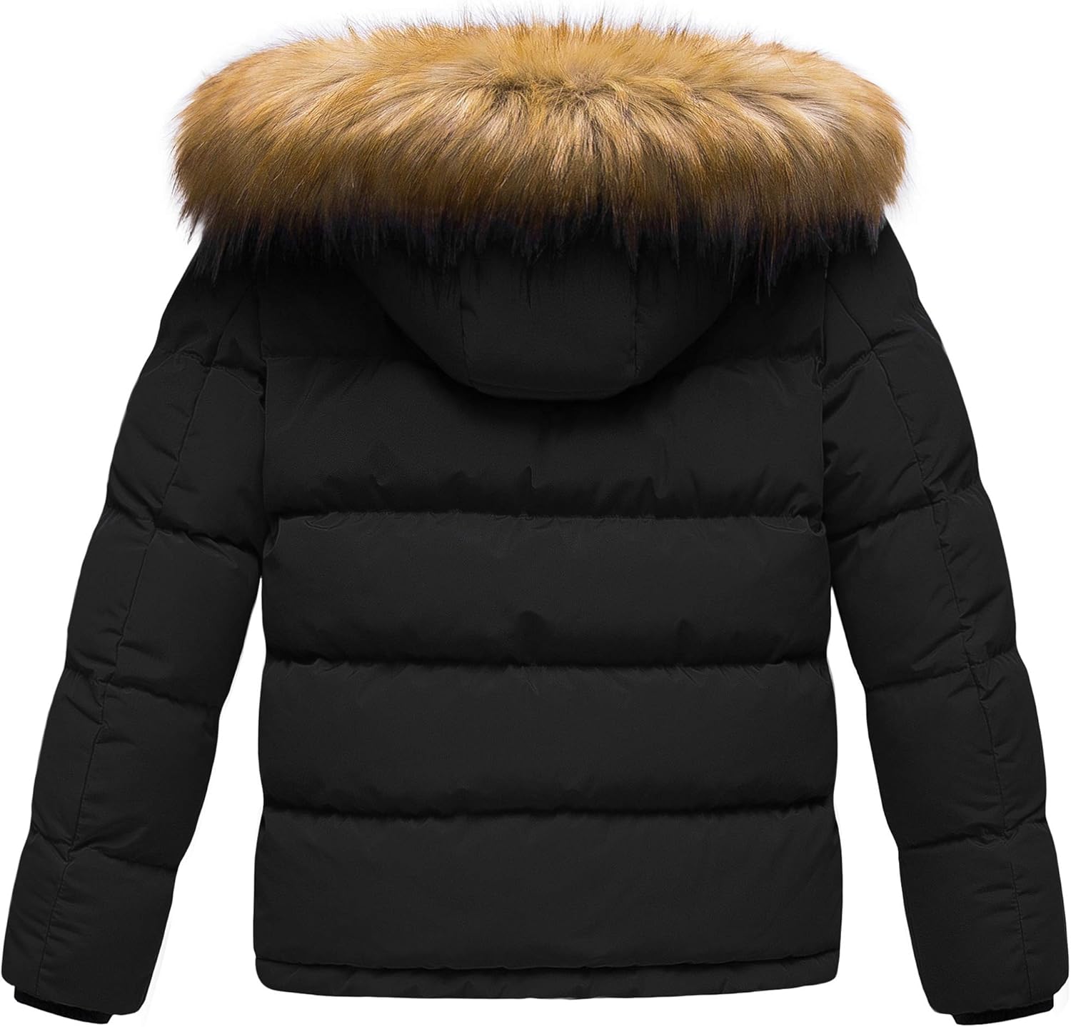 CREATMO US Boys Water Resistant Winter Coat Windbreaker Ski Jacket
