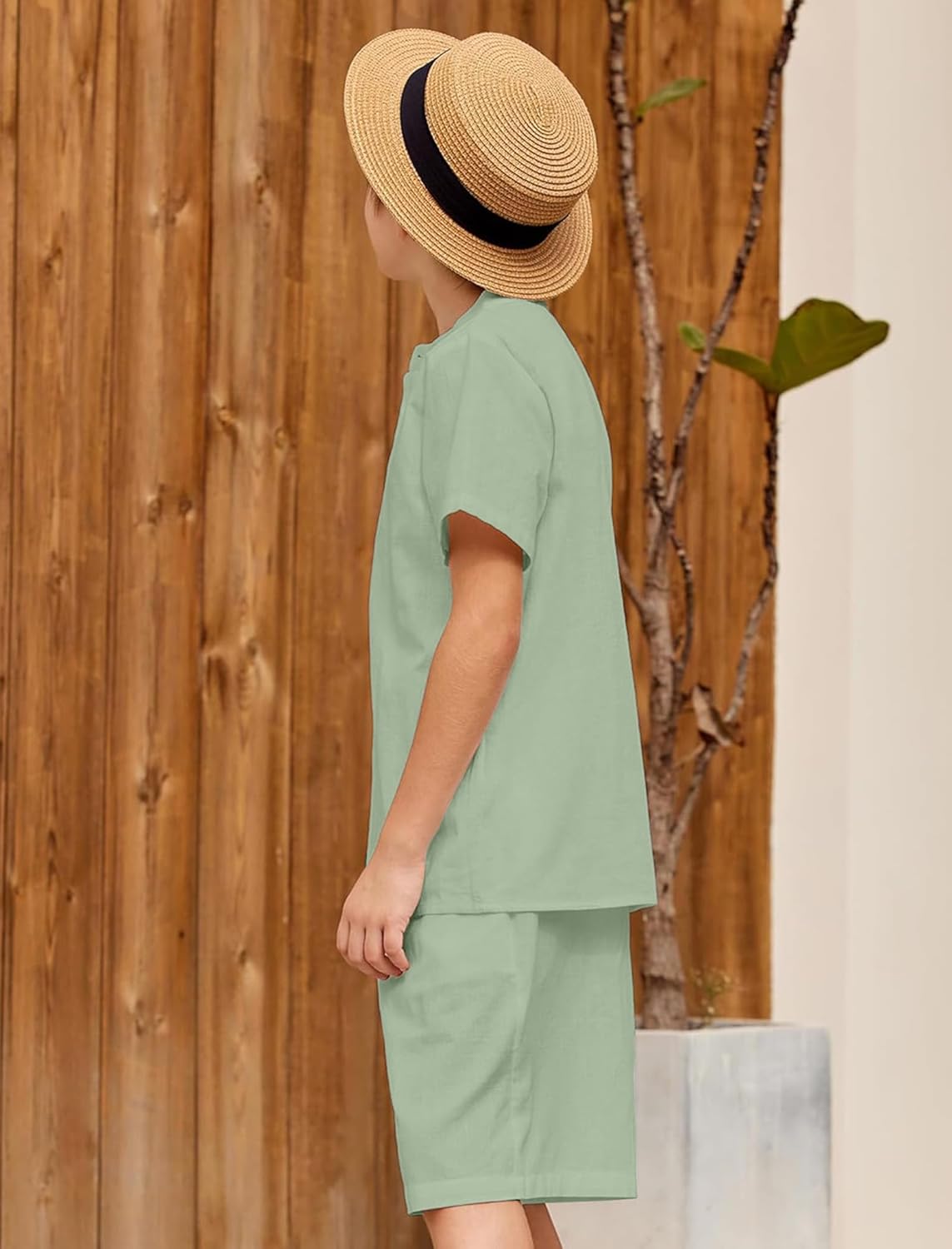 JiAmy Boys 2-Piece Casual Summer Outfits