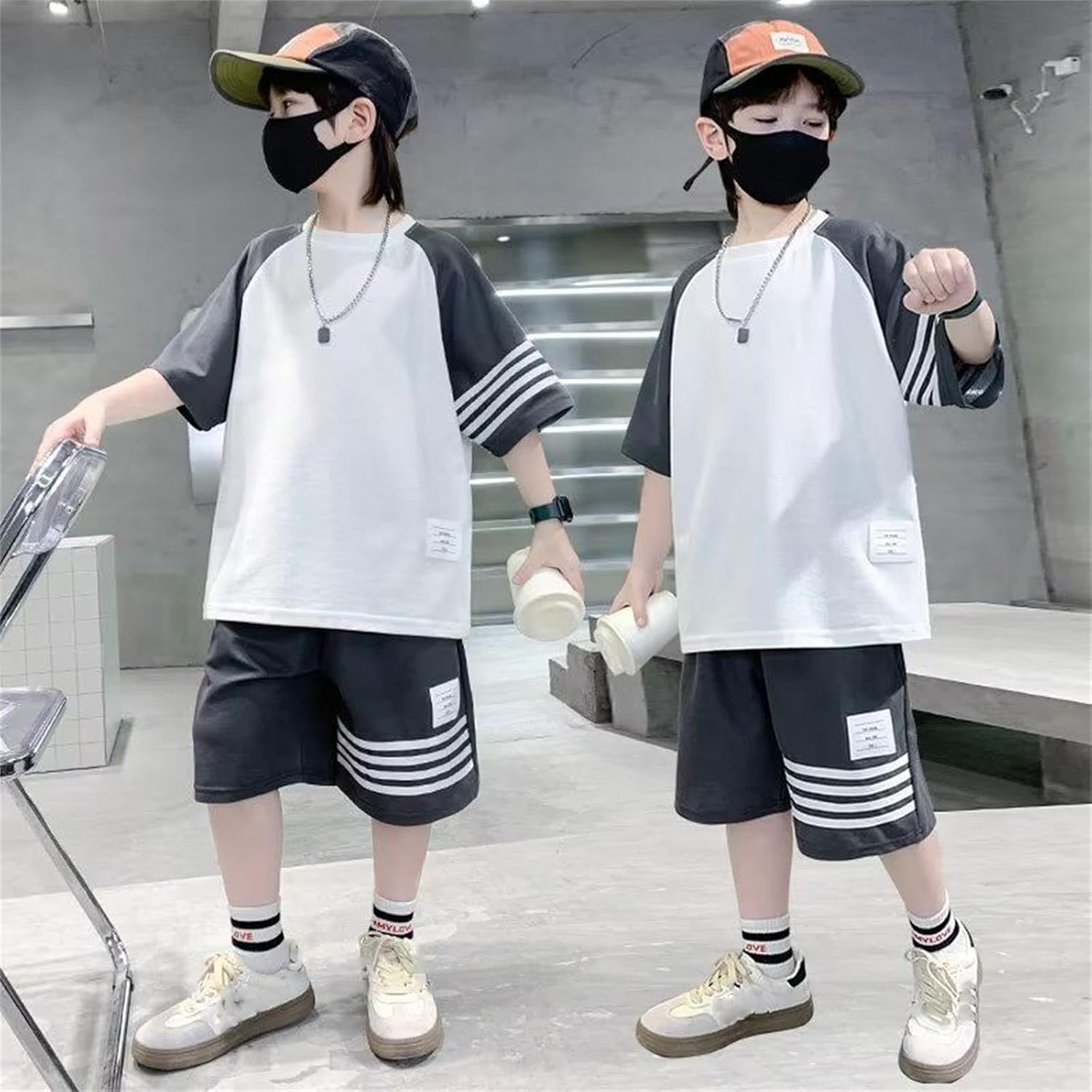 Generic - Short Sleeved Two-Piece Set for Boys