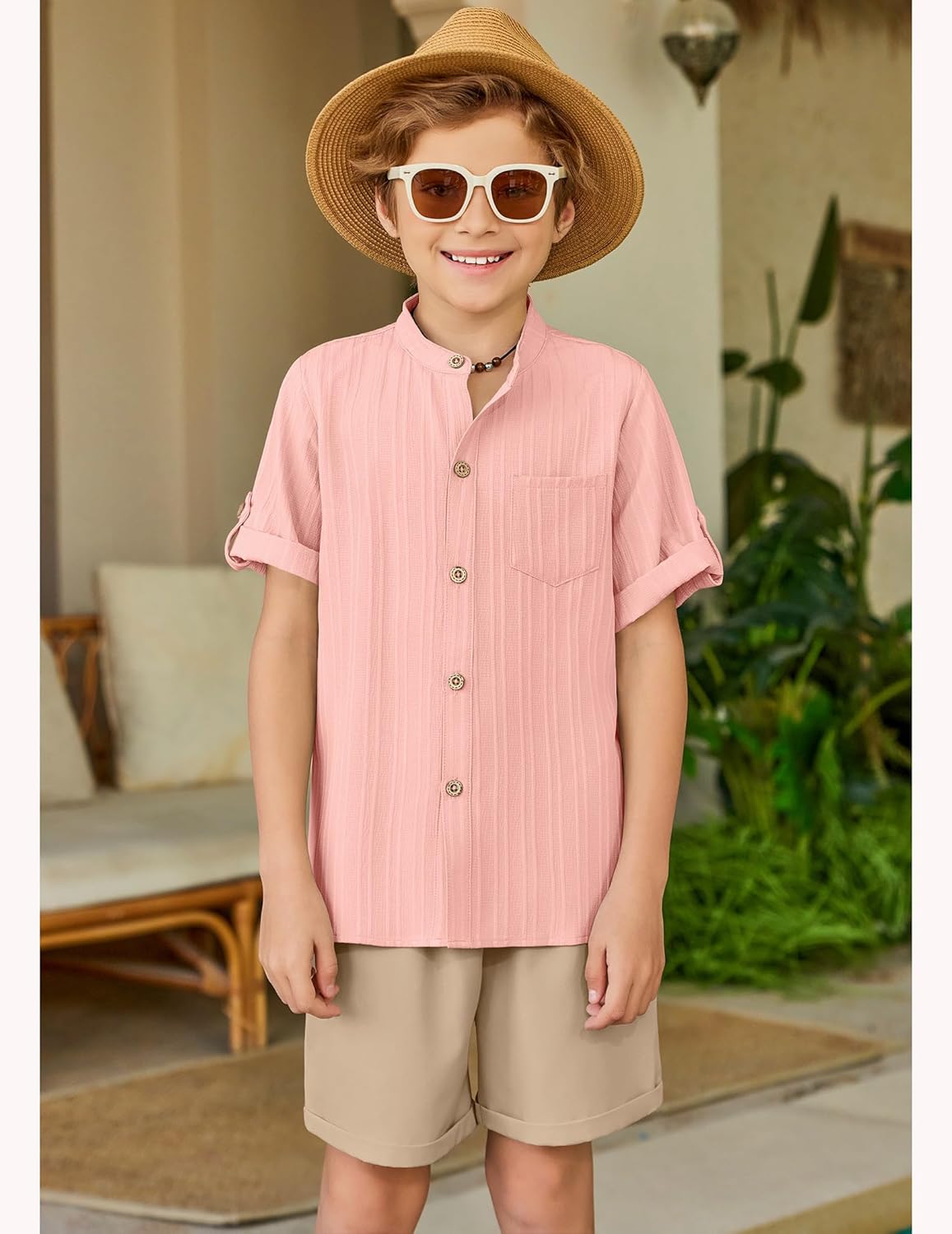 Arshiner Boys 2 Piece Summer Beach Outfit Set