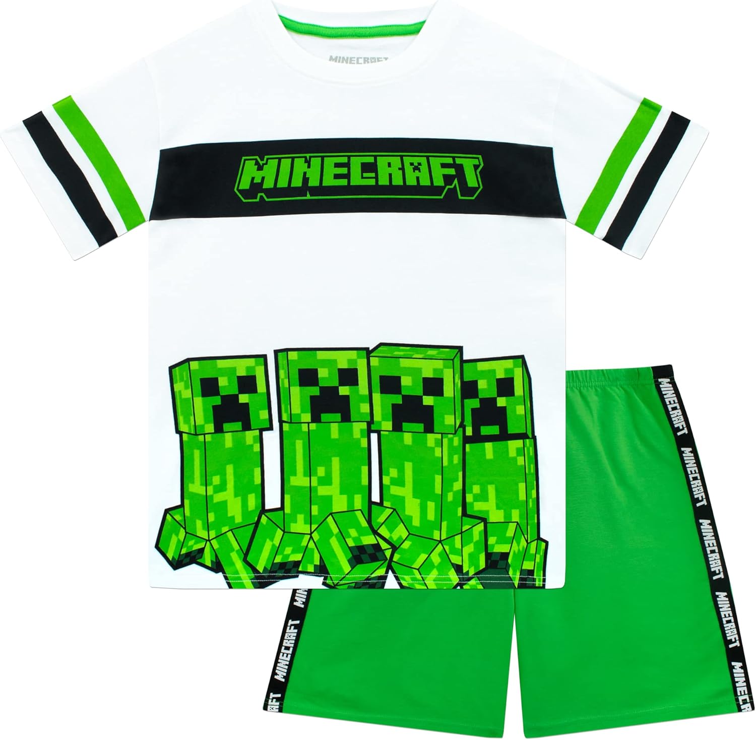 Perfect for Boys Creations Minecraft T-Shirt and Shorts Set