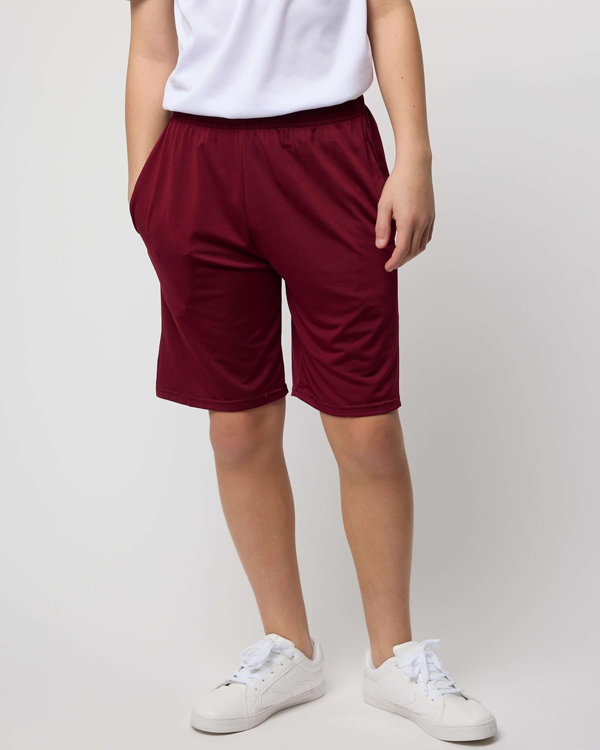Real Essentials 5-Pack Youth Dry Fit Basketball Shorts