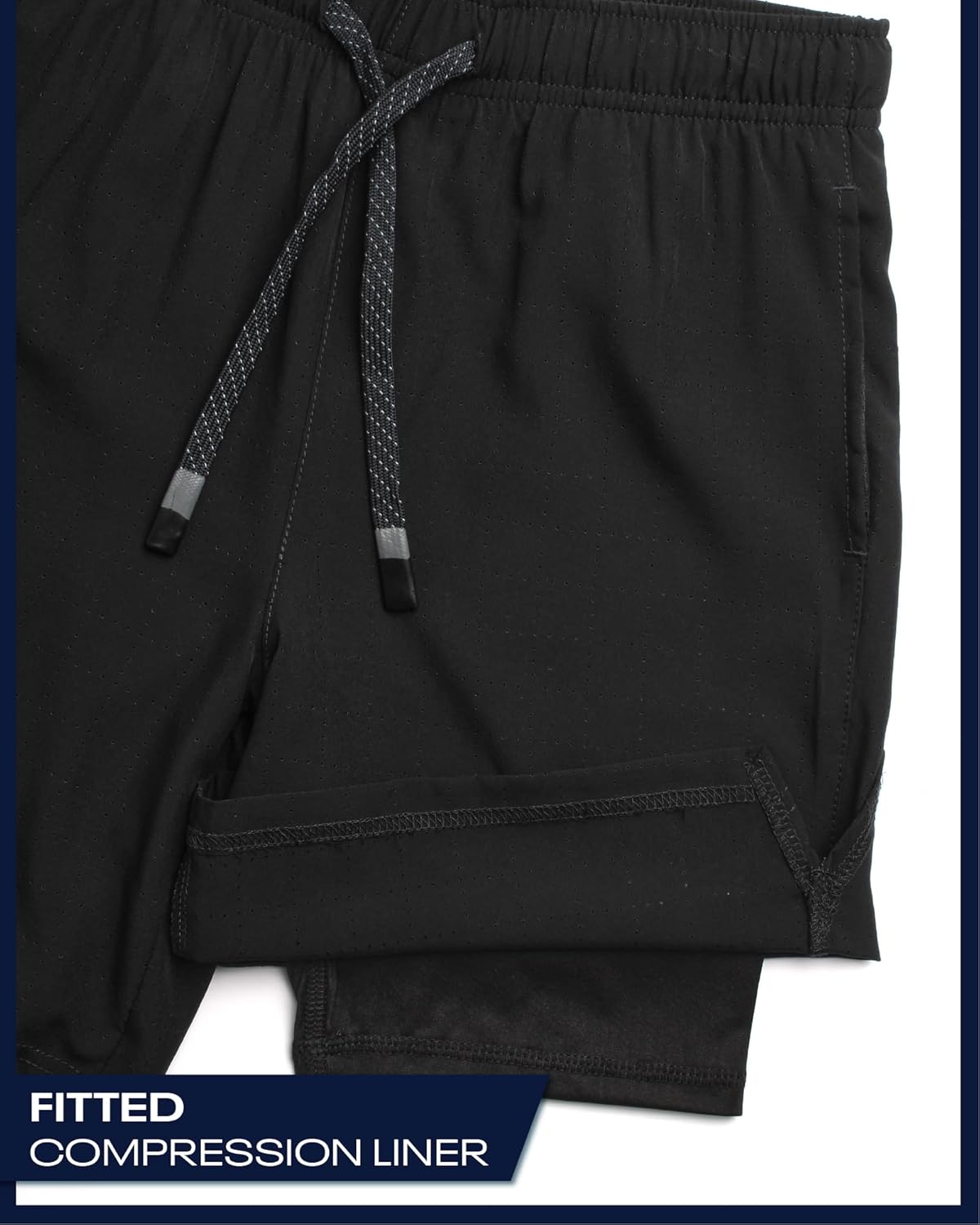 Reebok Boys Shorts - 2-in-1 Basketball Shorts for Boys
