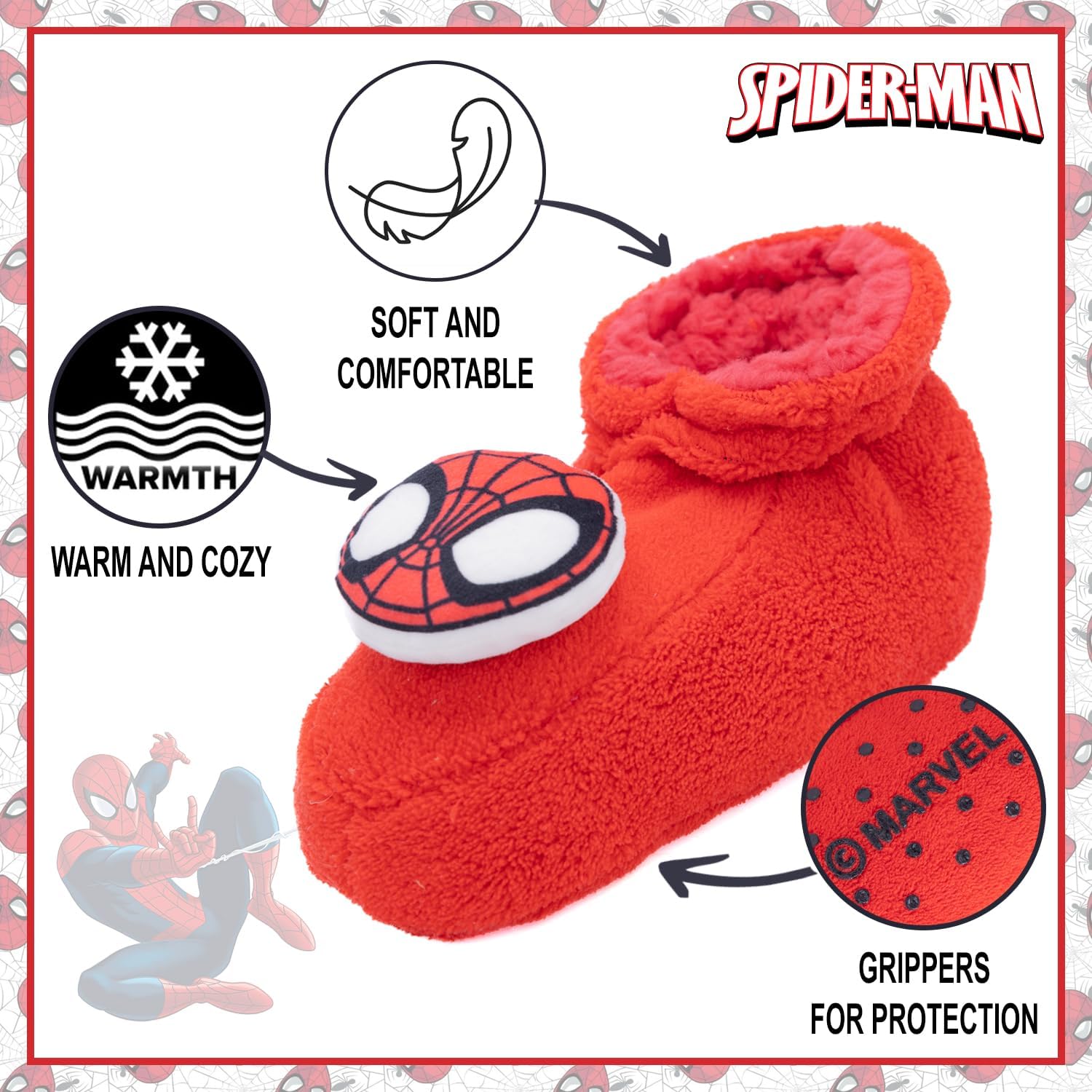 Marvel Spiderman Socks for Toddlers