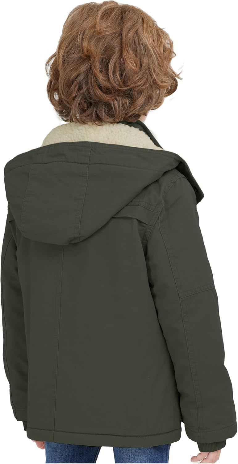 WenVen Boys Winter Thicken Cotton Coat