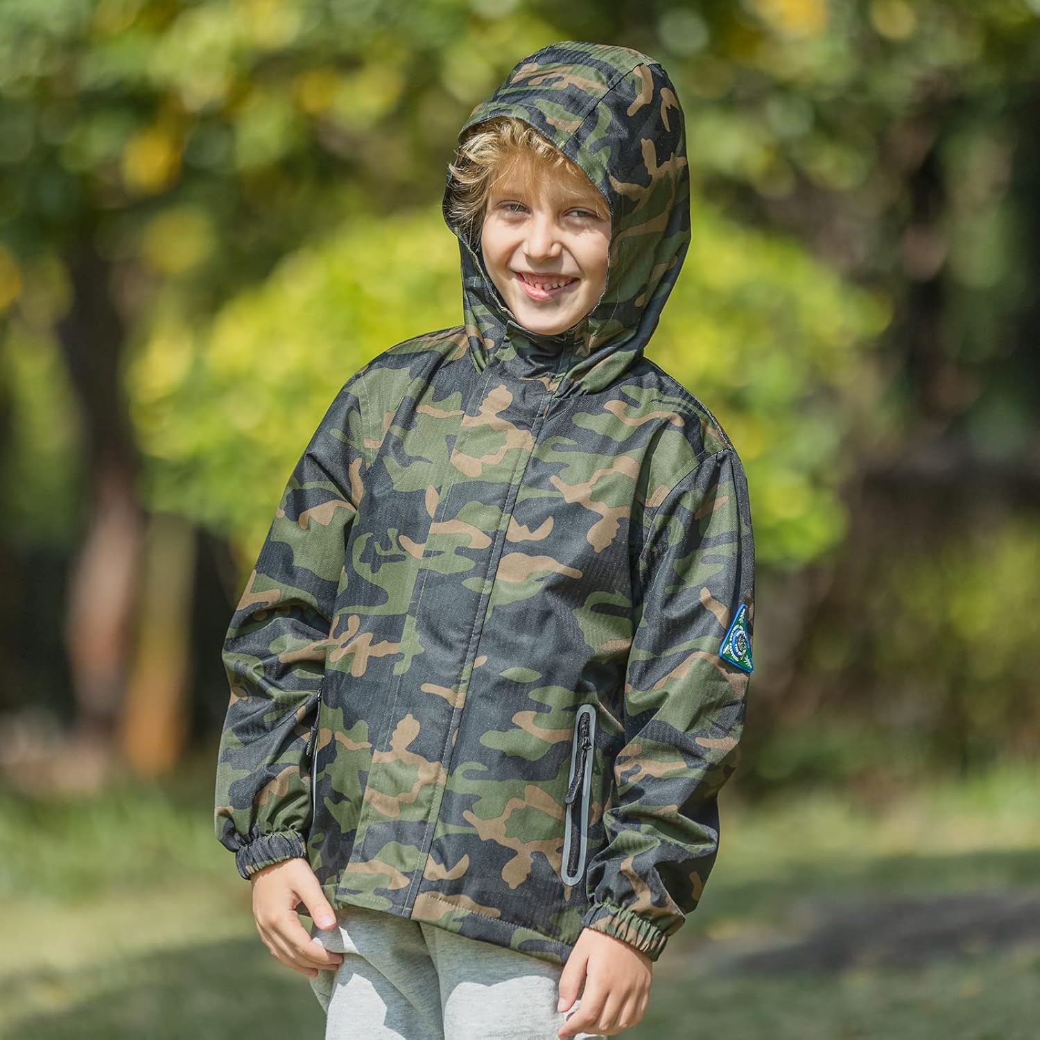 Waterproof Kids jackets Toddler raincoat with hood windbreaker jacket