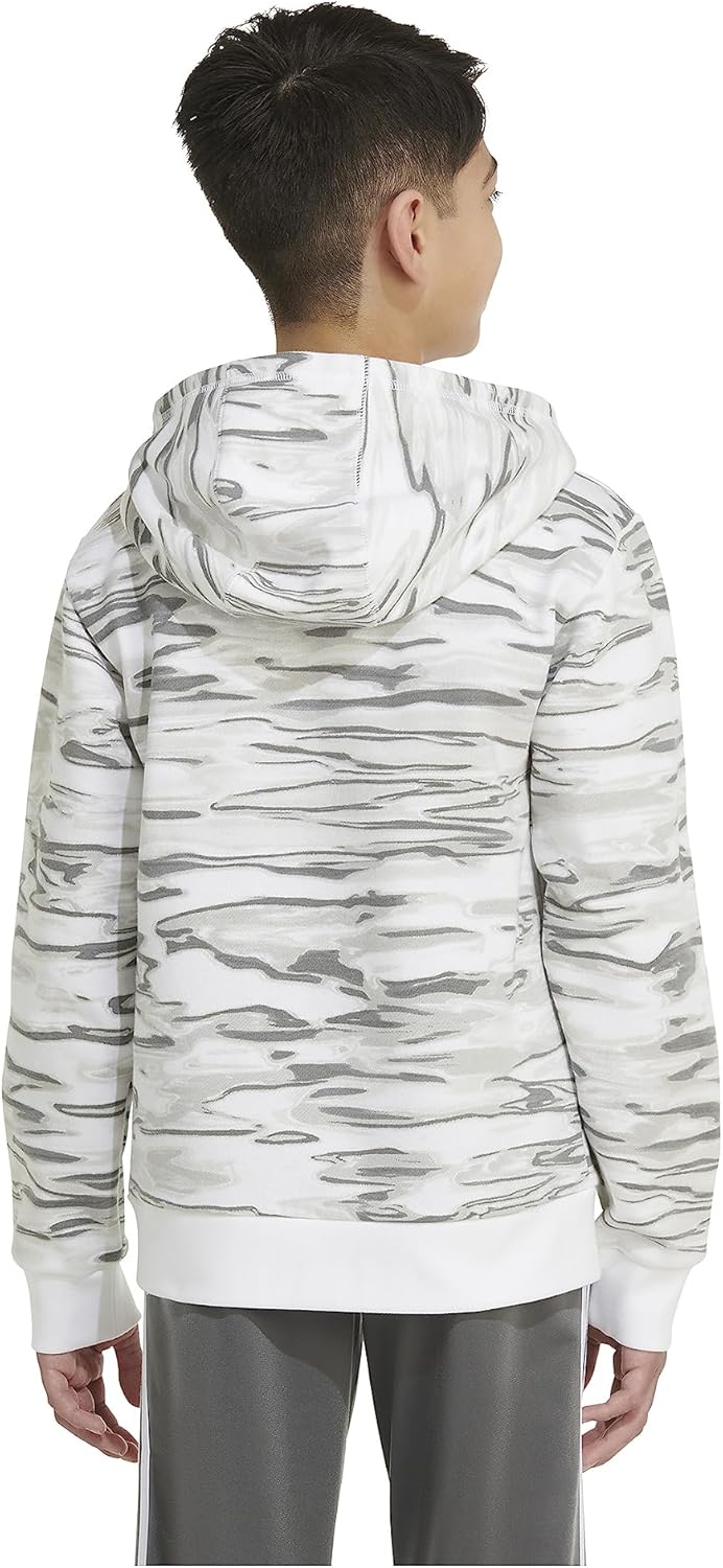 Adidas Camo Print Long Sleeve Hoodie Boys Comfort Style