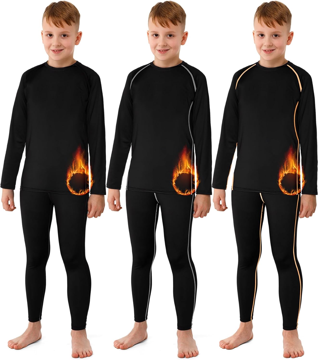 boys athletic winter underlayer 3-packs Suhine