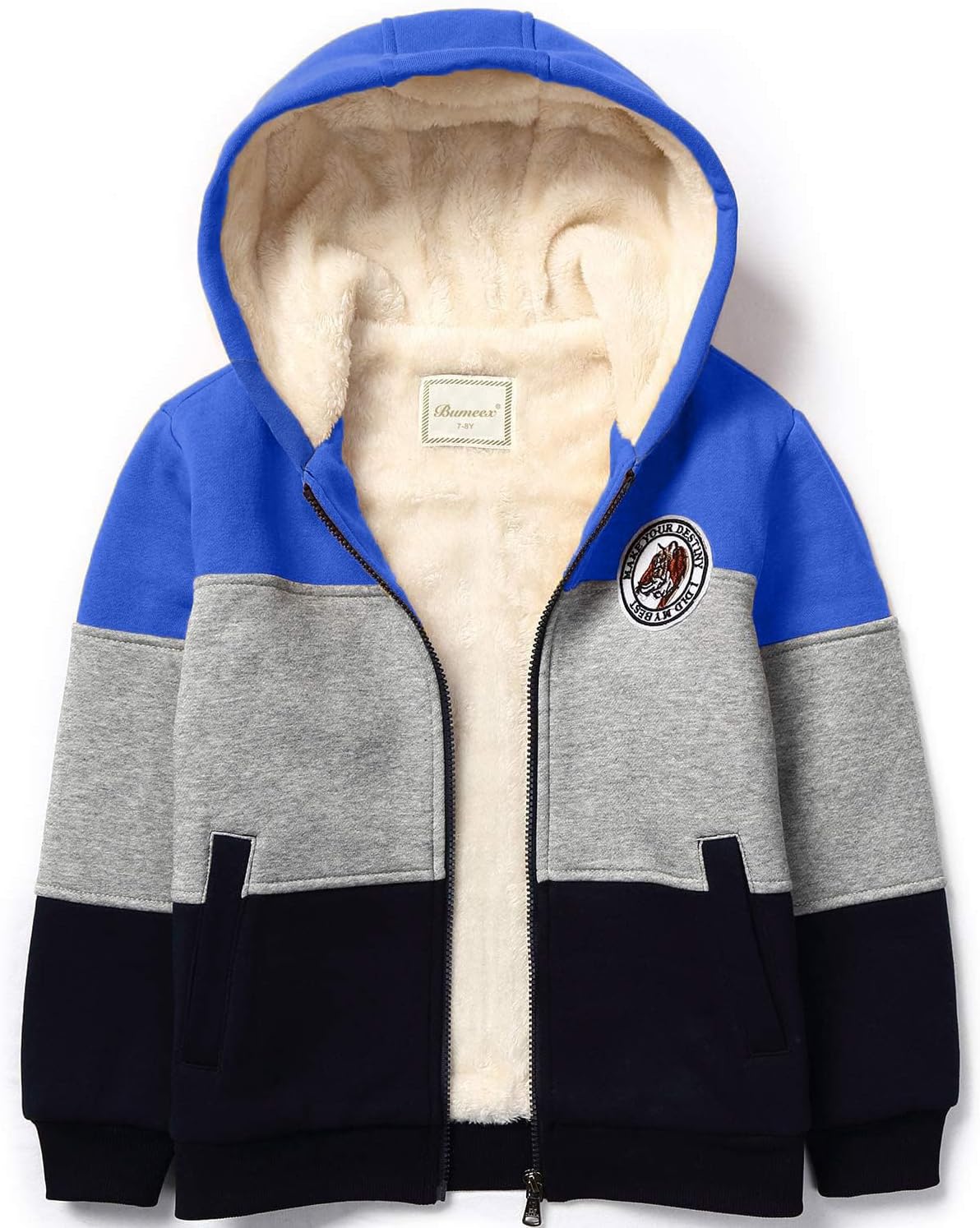 Plush Sherpa Fleece Zip-Up Jacket
