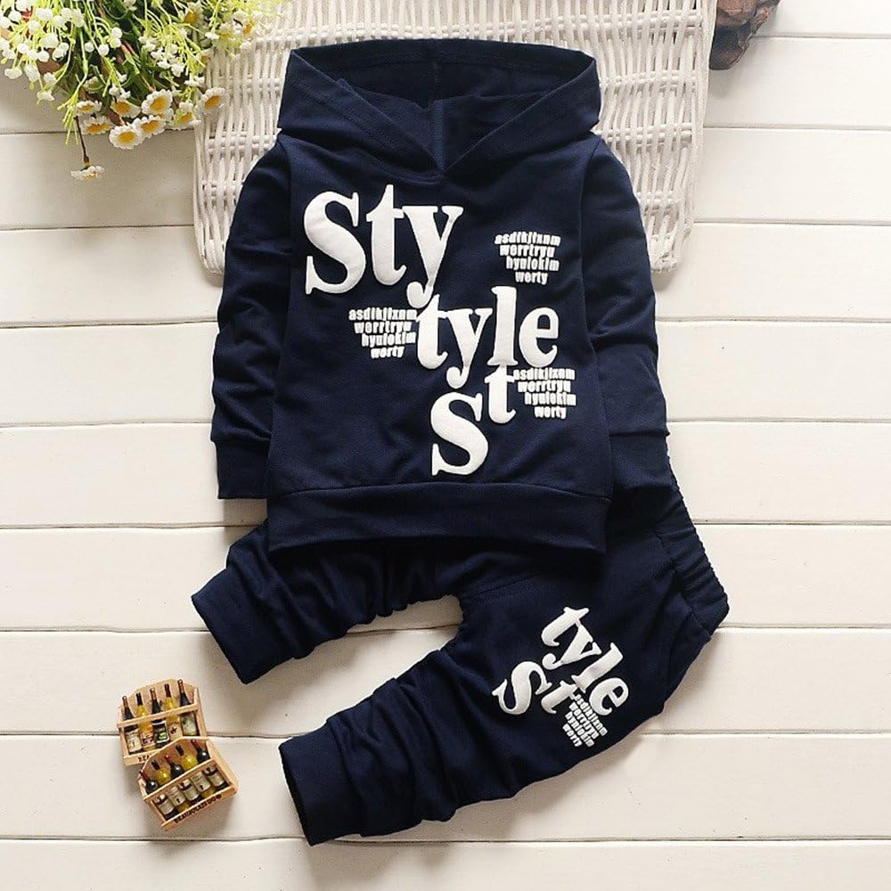 Printed Boys Outfits Set for Toddlers