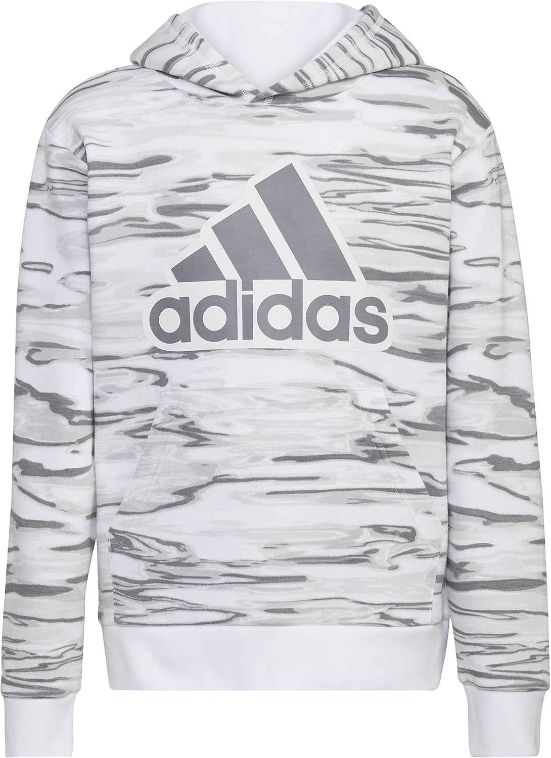 Adidas Camo Print Long Sleeve Hoodie Boys Comfort Style