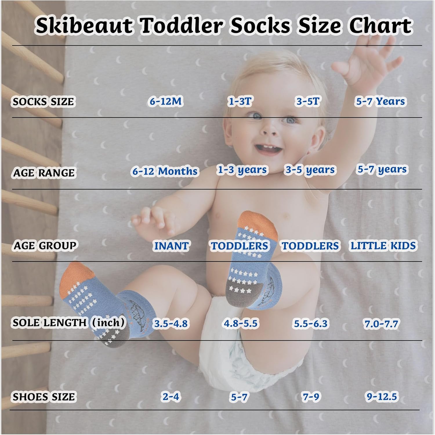 SkiBeaut Baby Boy Socks