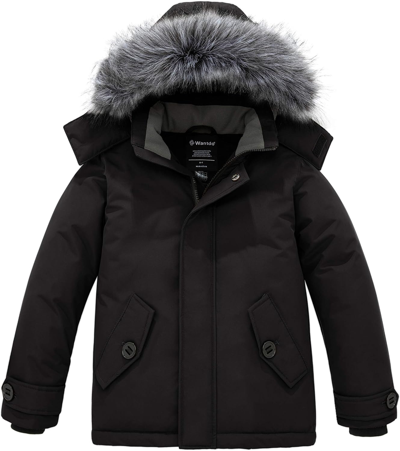 Wantdo Boys Winter Jacket waterproof puffer
