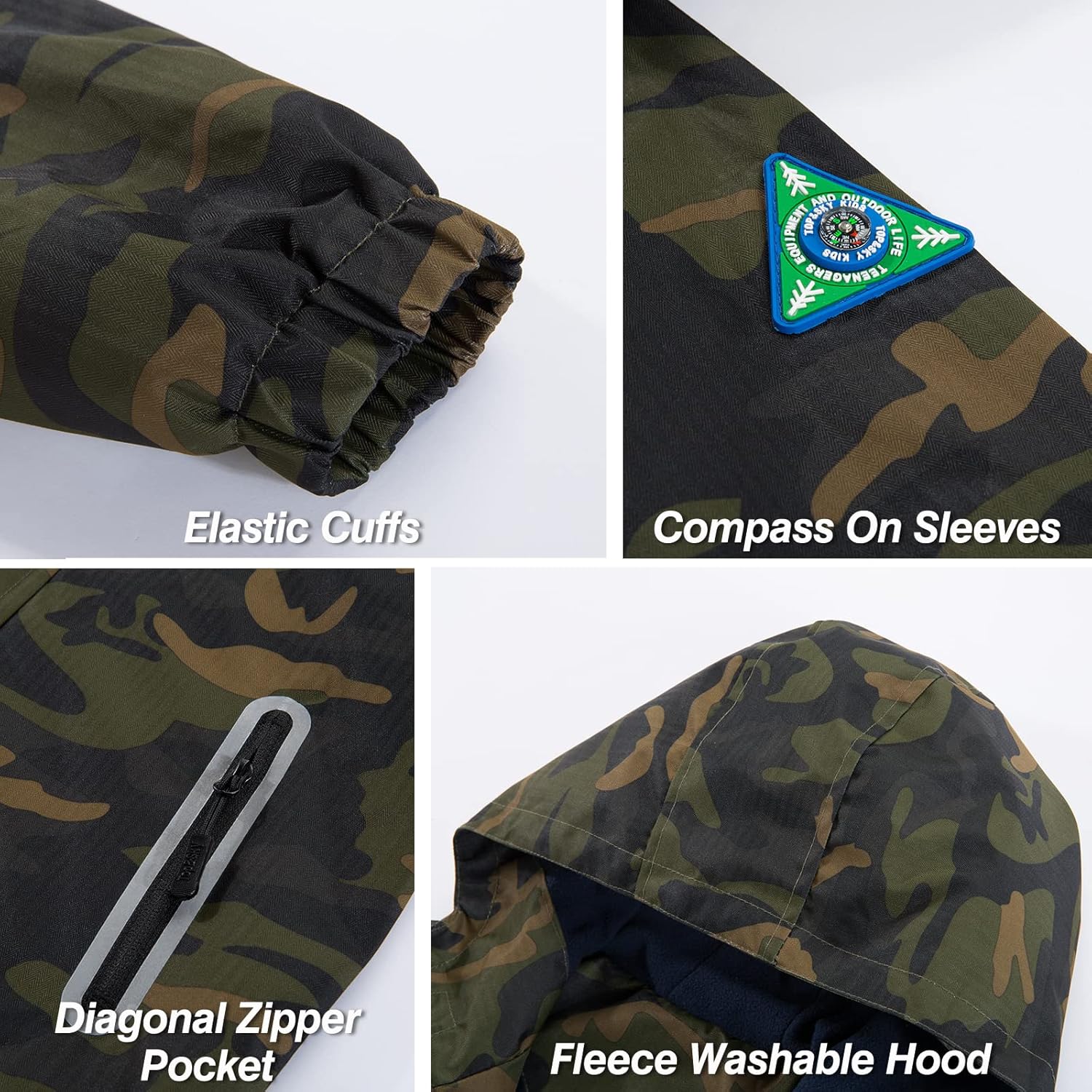 Waterproof Kids jackets Toddler raincoat with hood windbreaker jacket