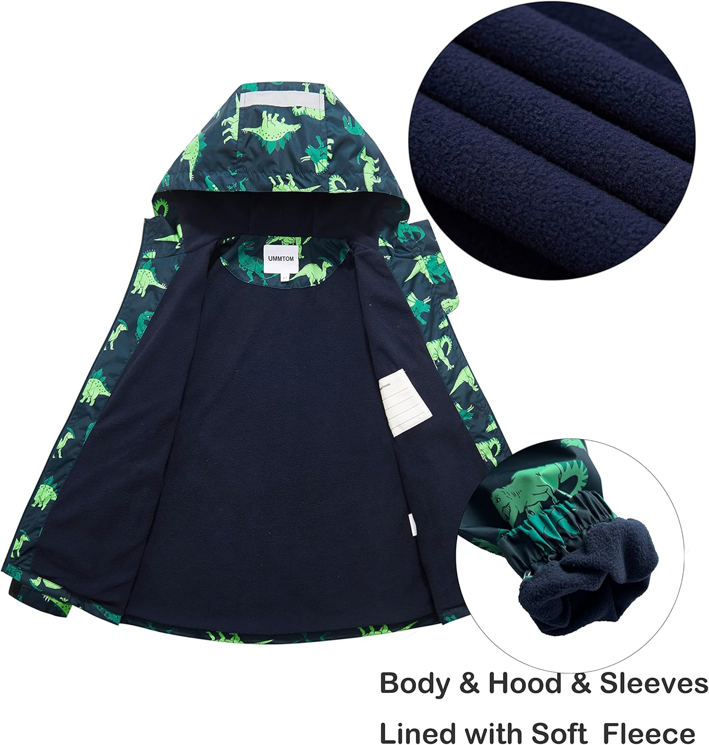 Sturdy Boys Waterproof Rain Jacket for Kids Durable Comfortable