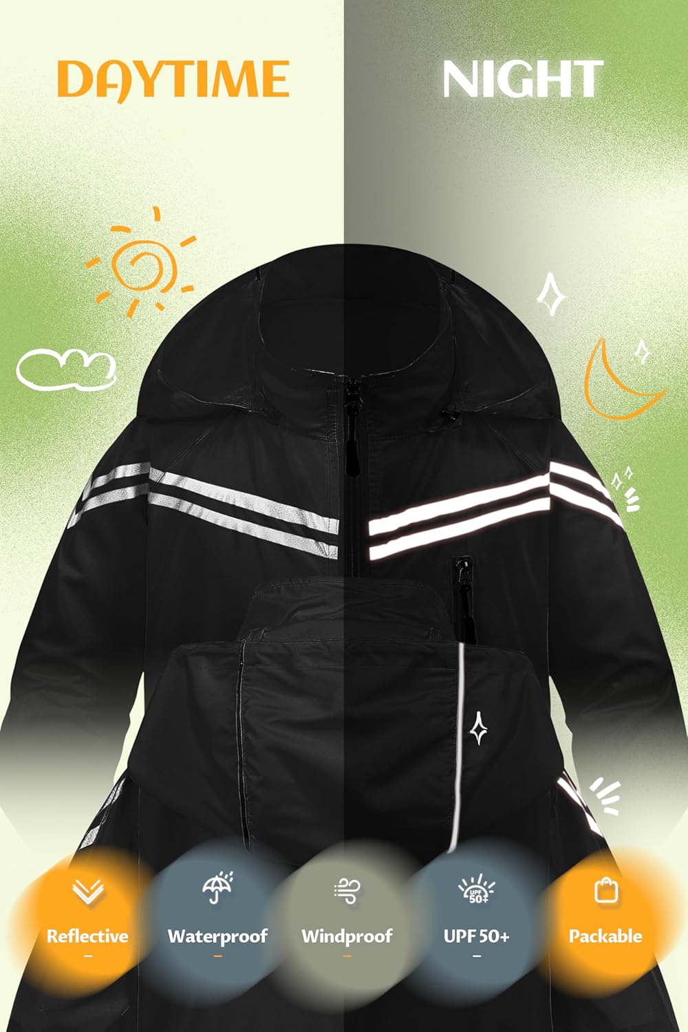 Reflective Cycling Jacket for Kids
