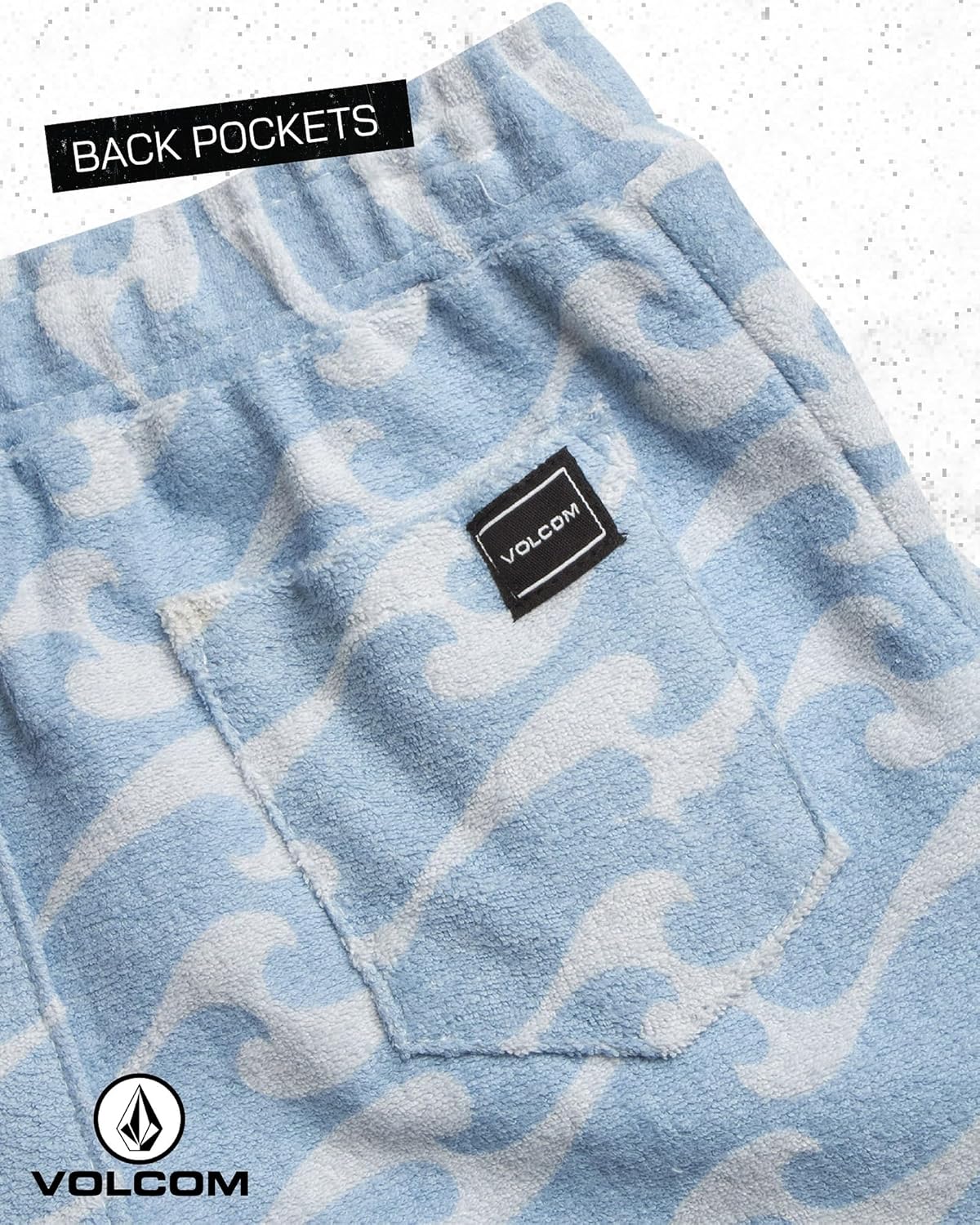 Volcom Toddler Boys Terry Short Set - 2-Piece Button Down Shorts