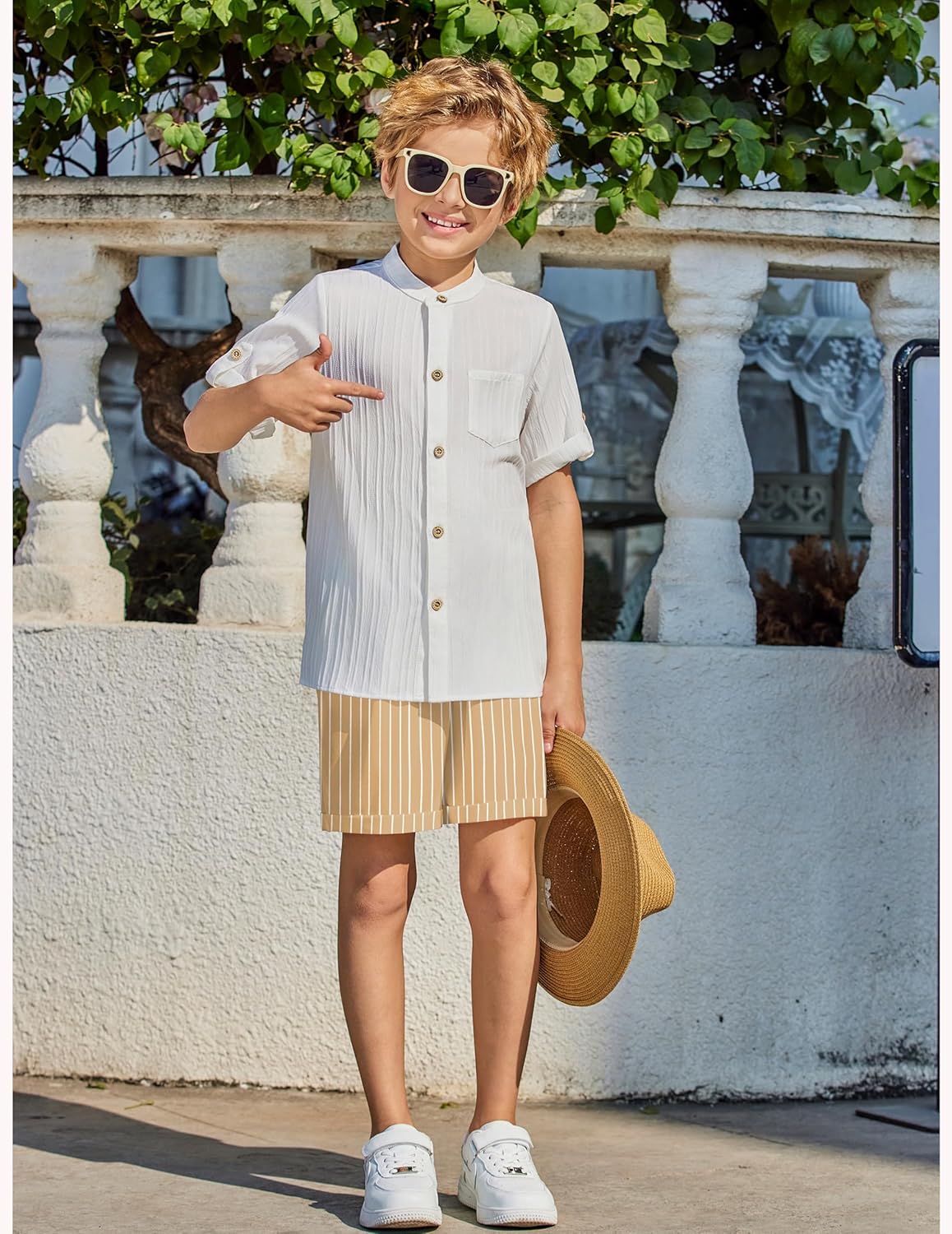 Arshiner Boys 2-Piece Beach Outfit