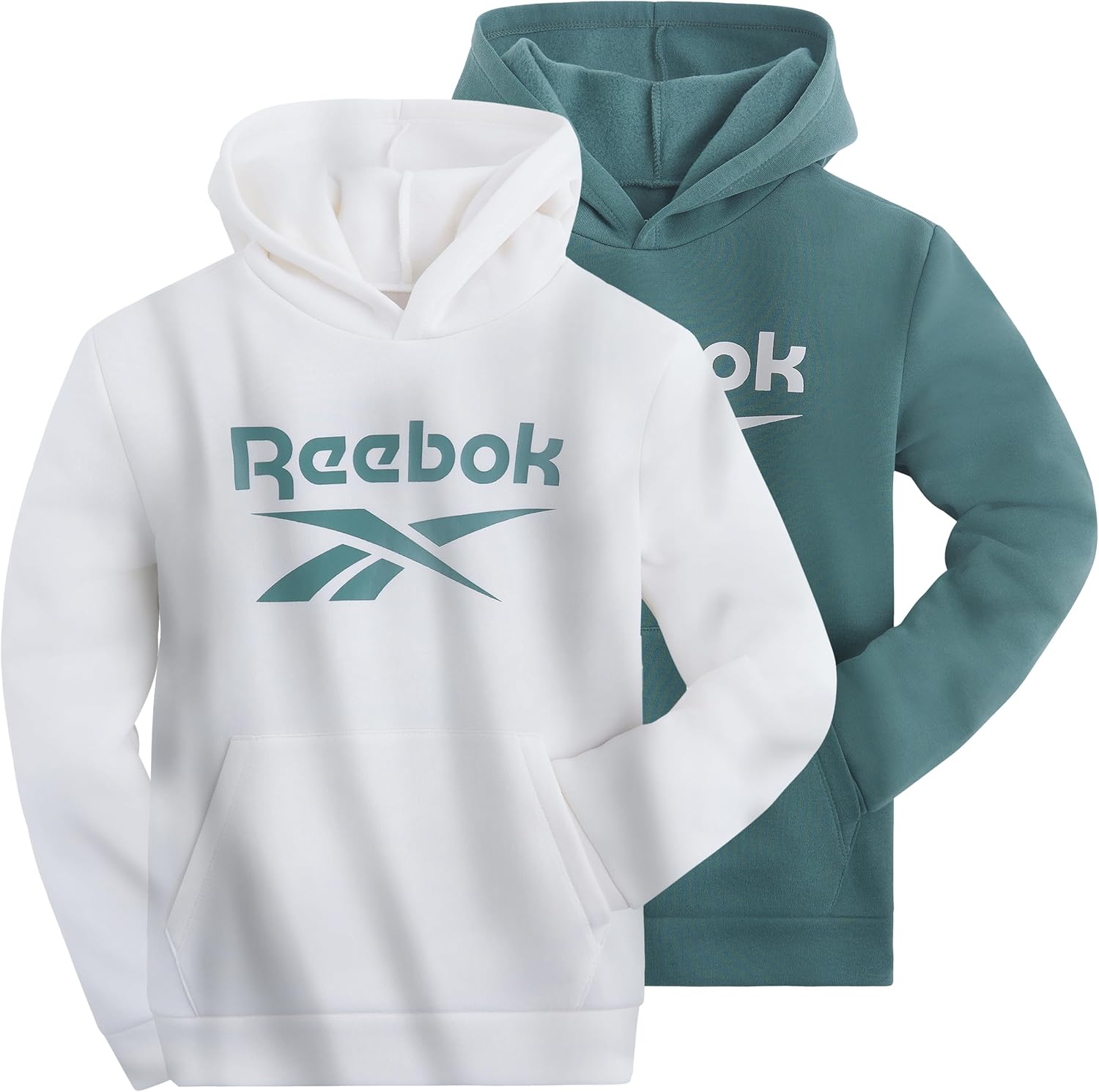 Reebok Boys Fleece Hoodie Sweatshirts 2 Pack