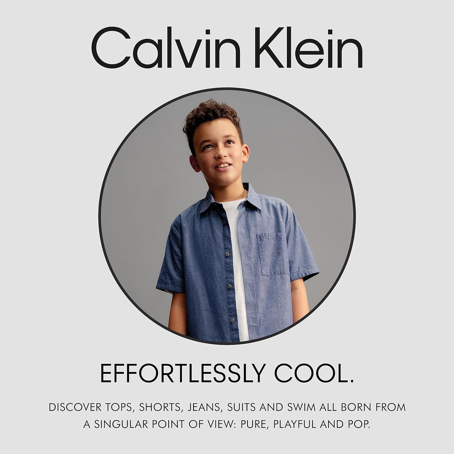 Calvin Klein Boys Long Sleeve Full Zip Fleece Hoodie - Cool Weather Regular