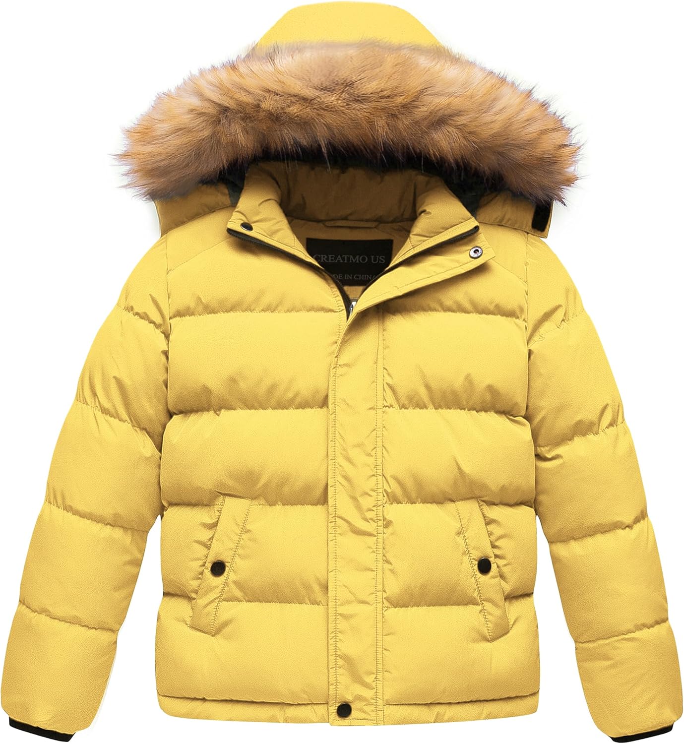 STAY DRY WARM - CREATMO USBoys Water-Resistant Winter Fleece Coats