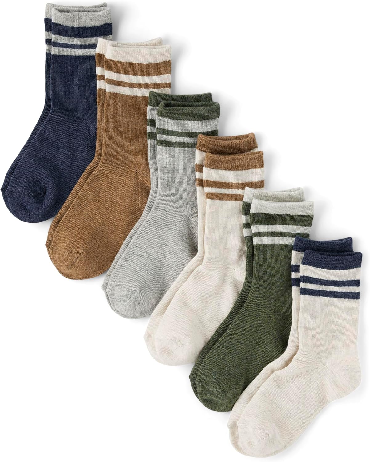 The Childrens Place Boys Crew Socks Variety Pack