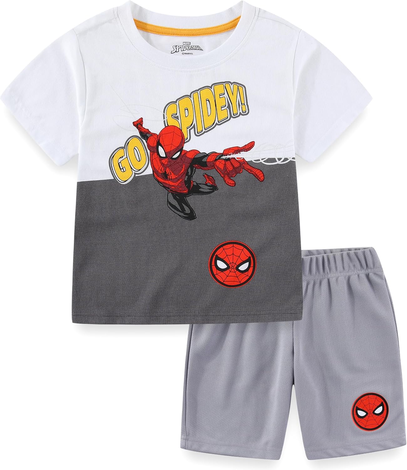 Marvel Spider-Man Boys Short Sleeve T-Shirt and Shorts Set