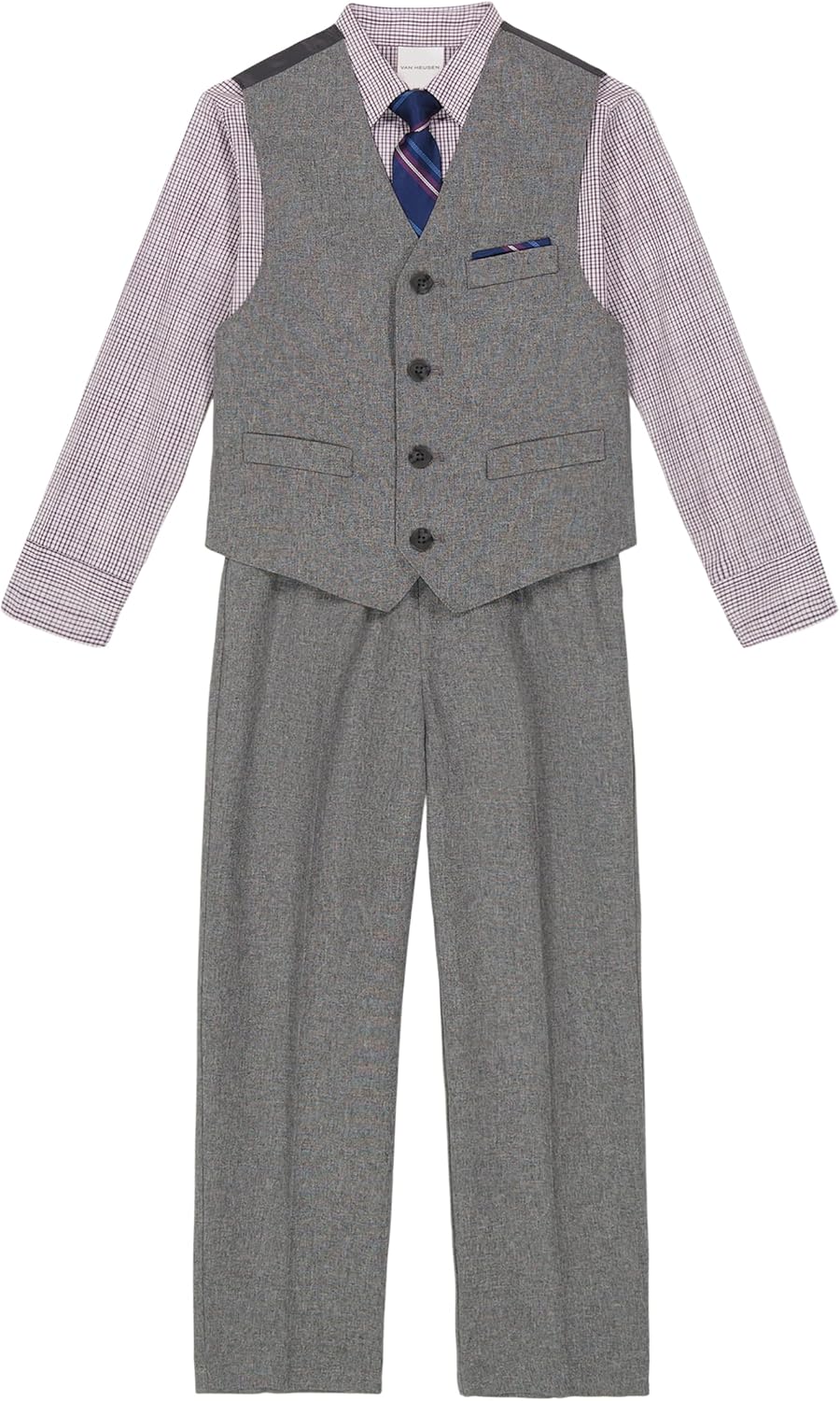 Van Heusen Boys Four-Piece Formal Suit Set Dressed for Success
